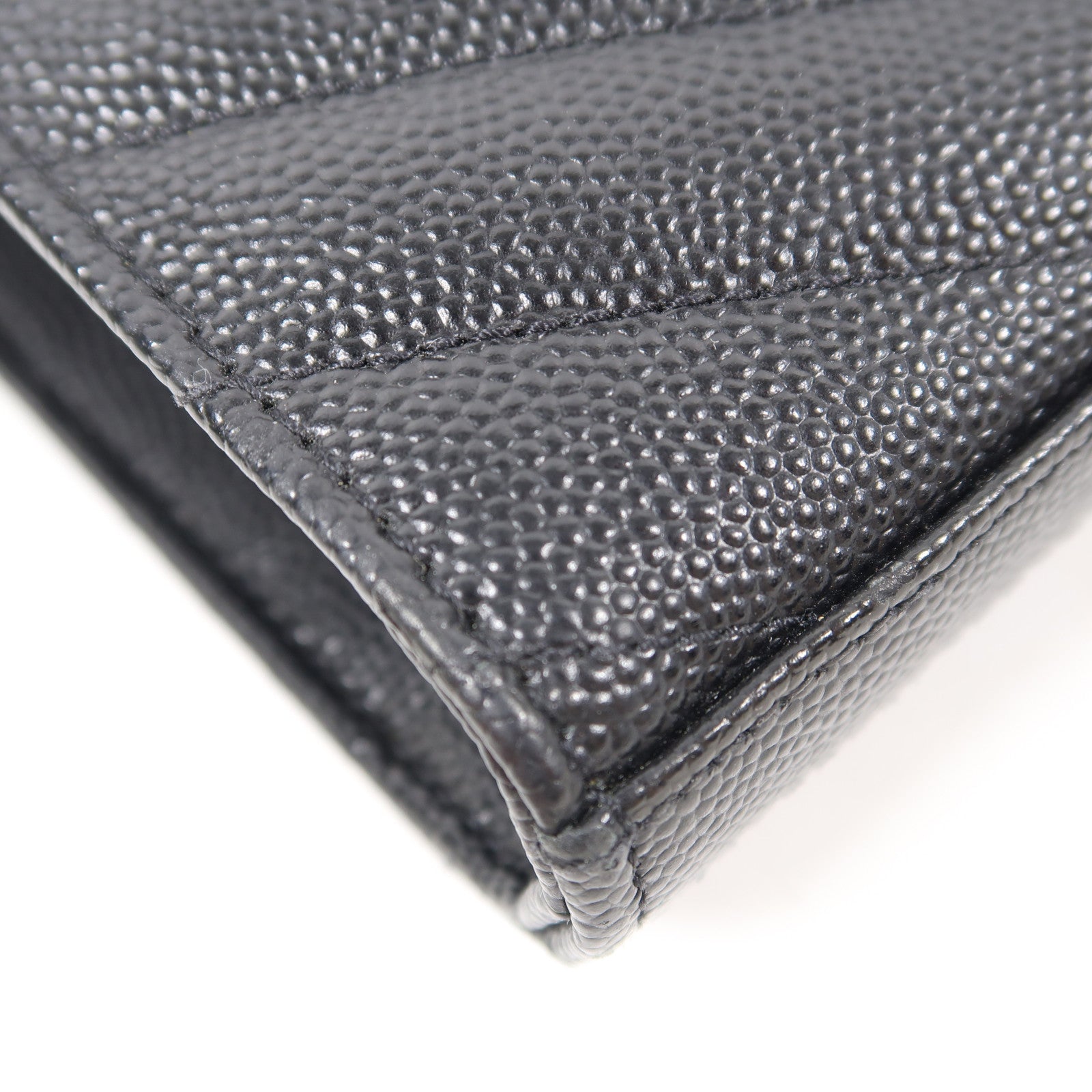 SAINT LAURENT 牛皮皮革Chain Shoulder金扣鏈帶肩背袋黑色