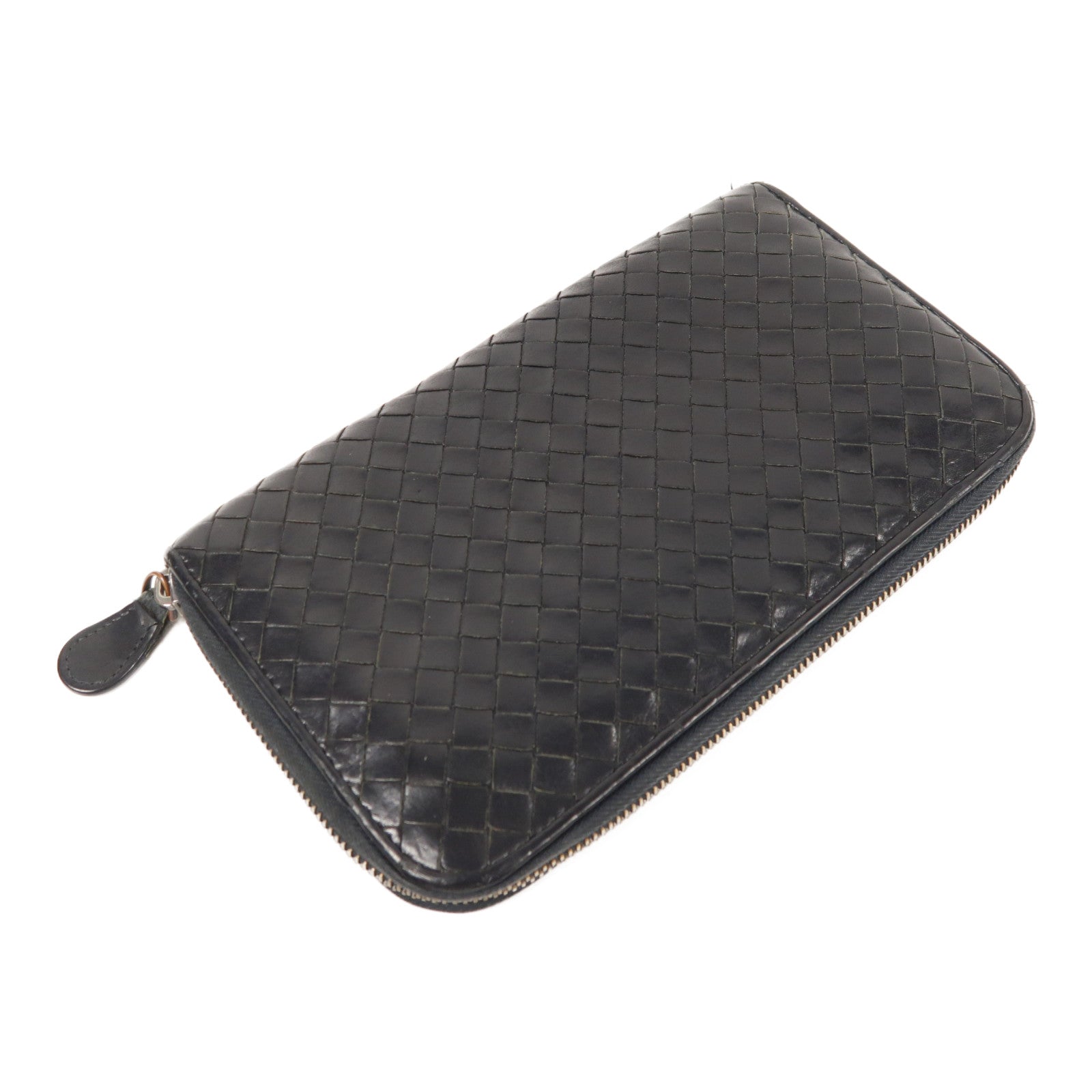 BOTTEGA VENETA 【激減優惠】牛皮皮革Zipper Long Wallet長錢包