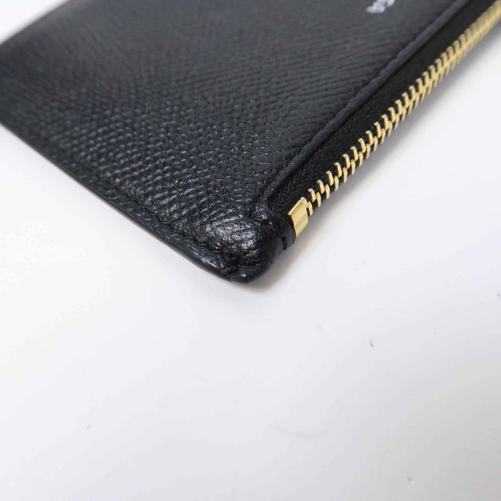 BALENCIAGA 牛皮皮革Card Case金扣卡片套黑色
