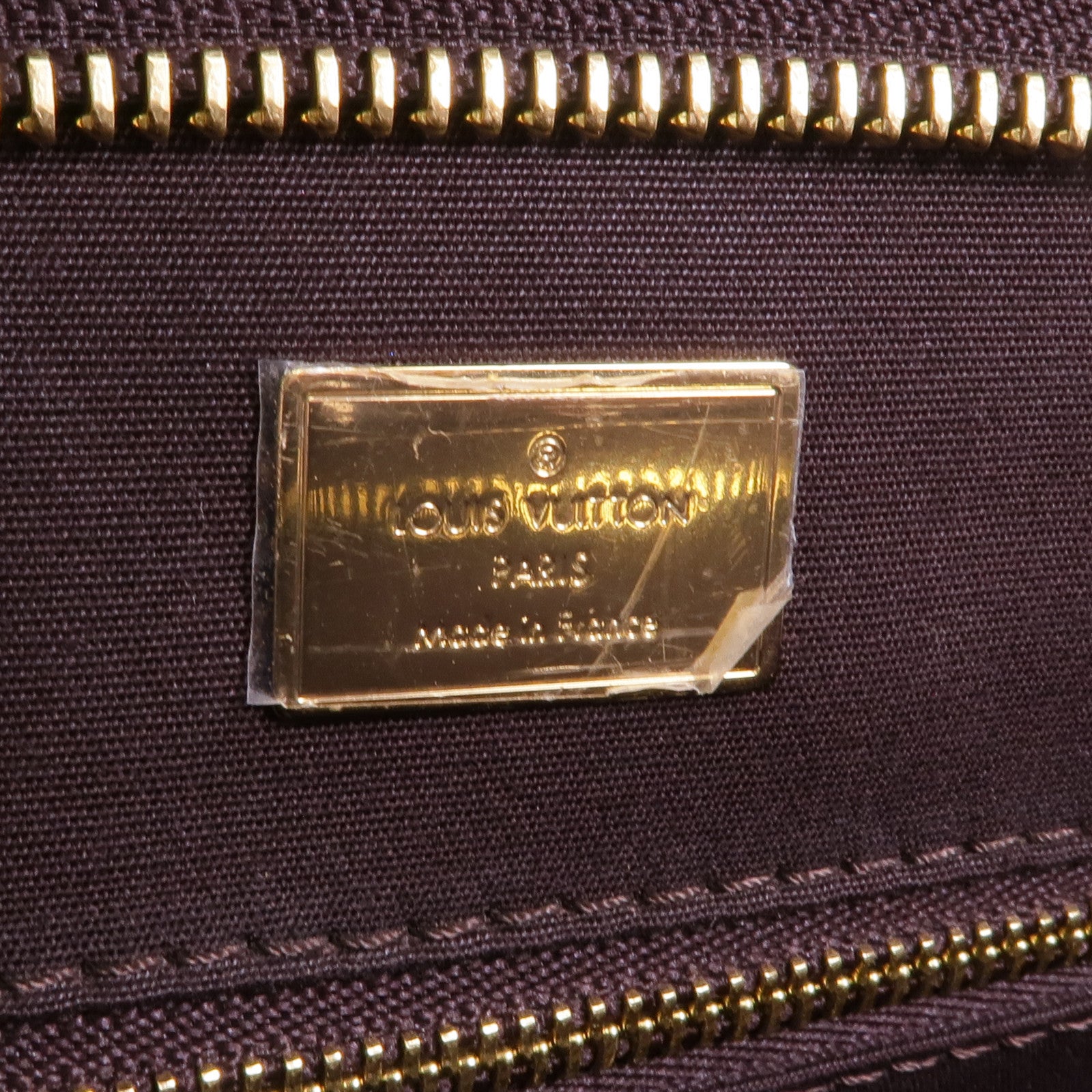 LOUIS VUITTON LV GHW Brea MM 2 Way Shoulder Bag M50597 Vernis Dark Brown