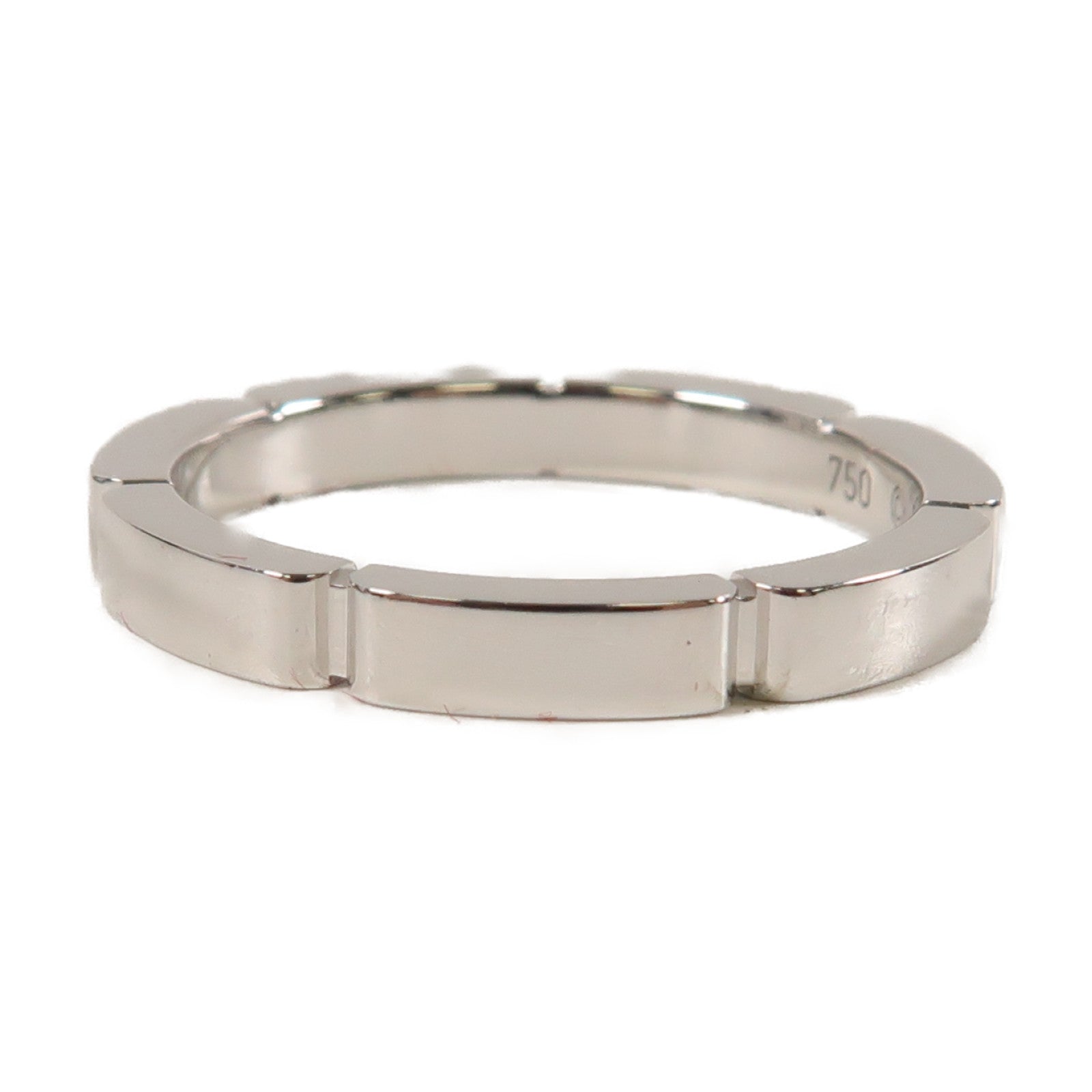 CARTIER 【激減優惠】18K白金Maillon Panthere Wedding Ring戒指US#6