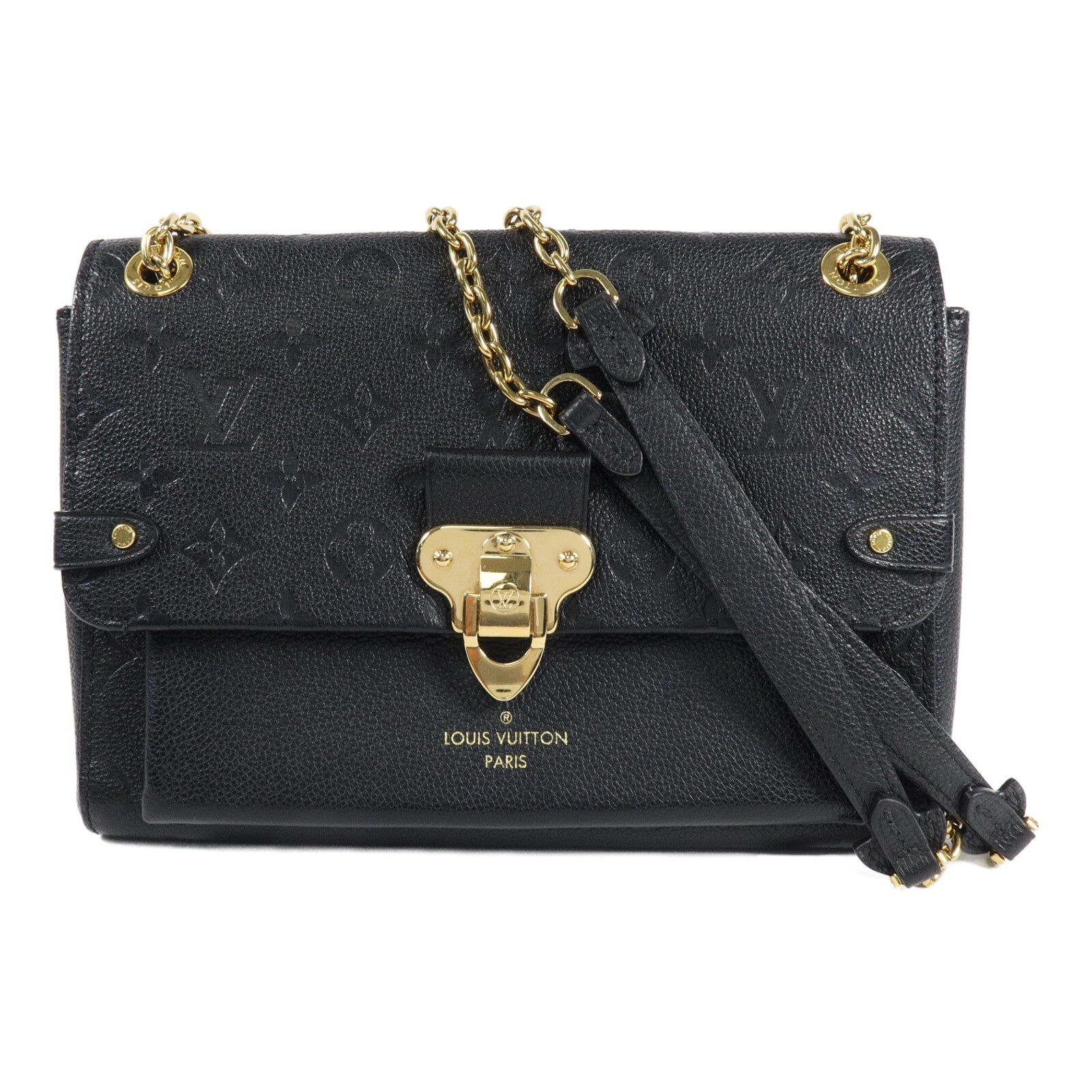 LOUIS VUITTON Monogram Empreinte Vavin PM鏈帶肩背袋