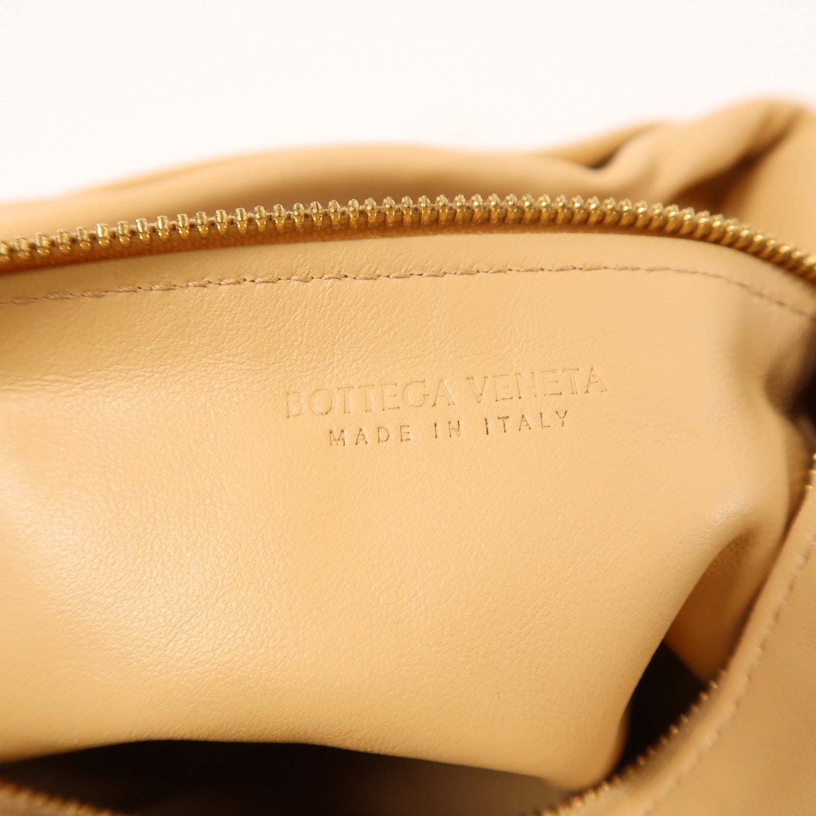 BOTTEGA VENETA 【激減優惠】羊皮皮革Mini Double Knot金扣手挽袋