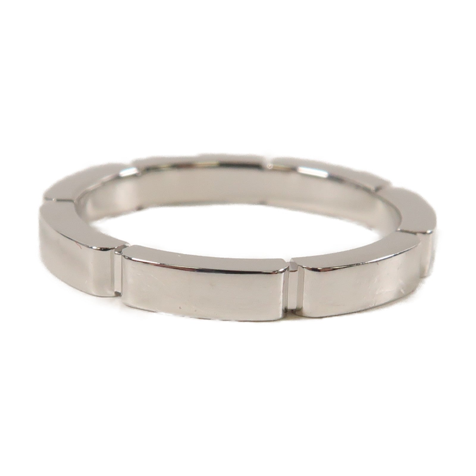 CARTIER 【激減優惠】18K白金Maillon Panthere Wedding Ring戒指US#6