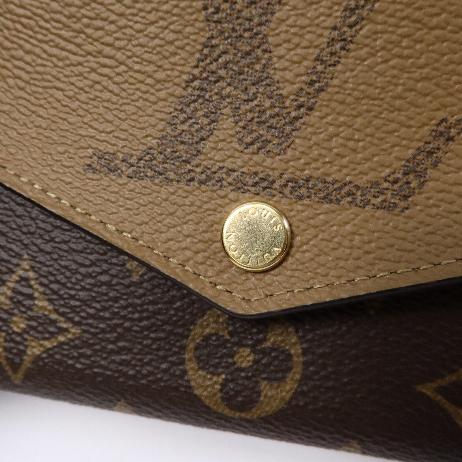 LOUIS VUITTON Mono Reverse Giant Sarah Long Wallet長錢包