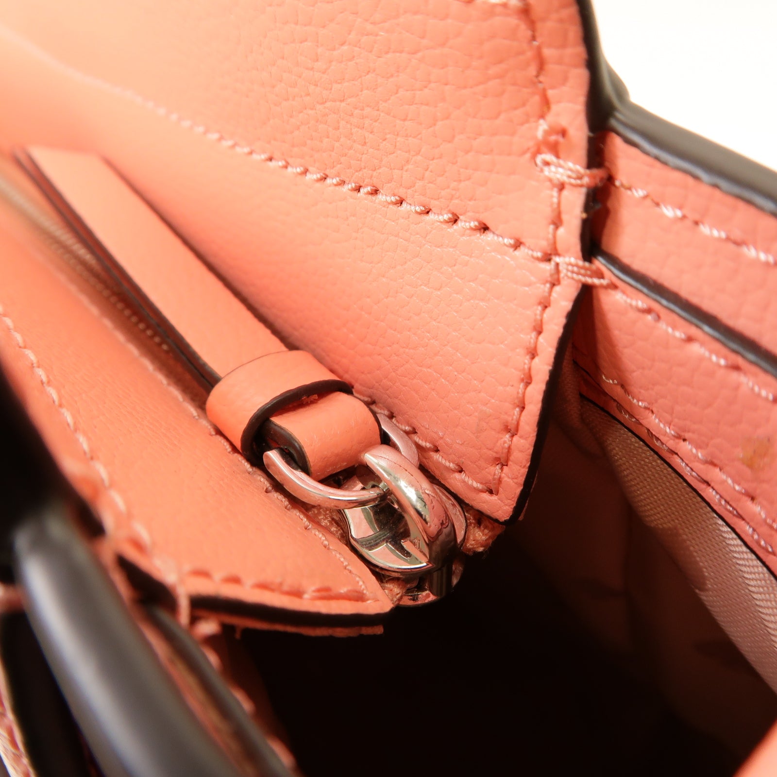 Kate Spade 牛皮皮革Shoulder Bag銀扣手挽肩背兩用袋粉紅色