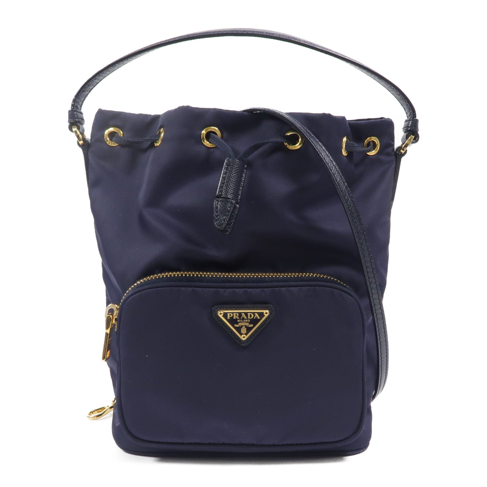 PRADA 尼龍Bucket Bag手挽肩背兩用袋