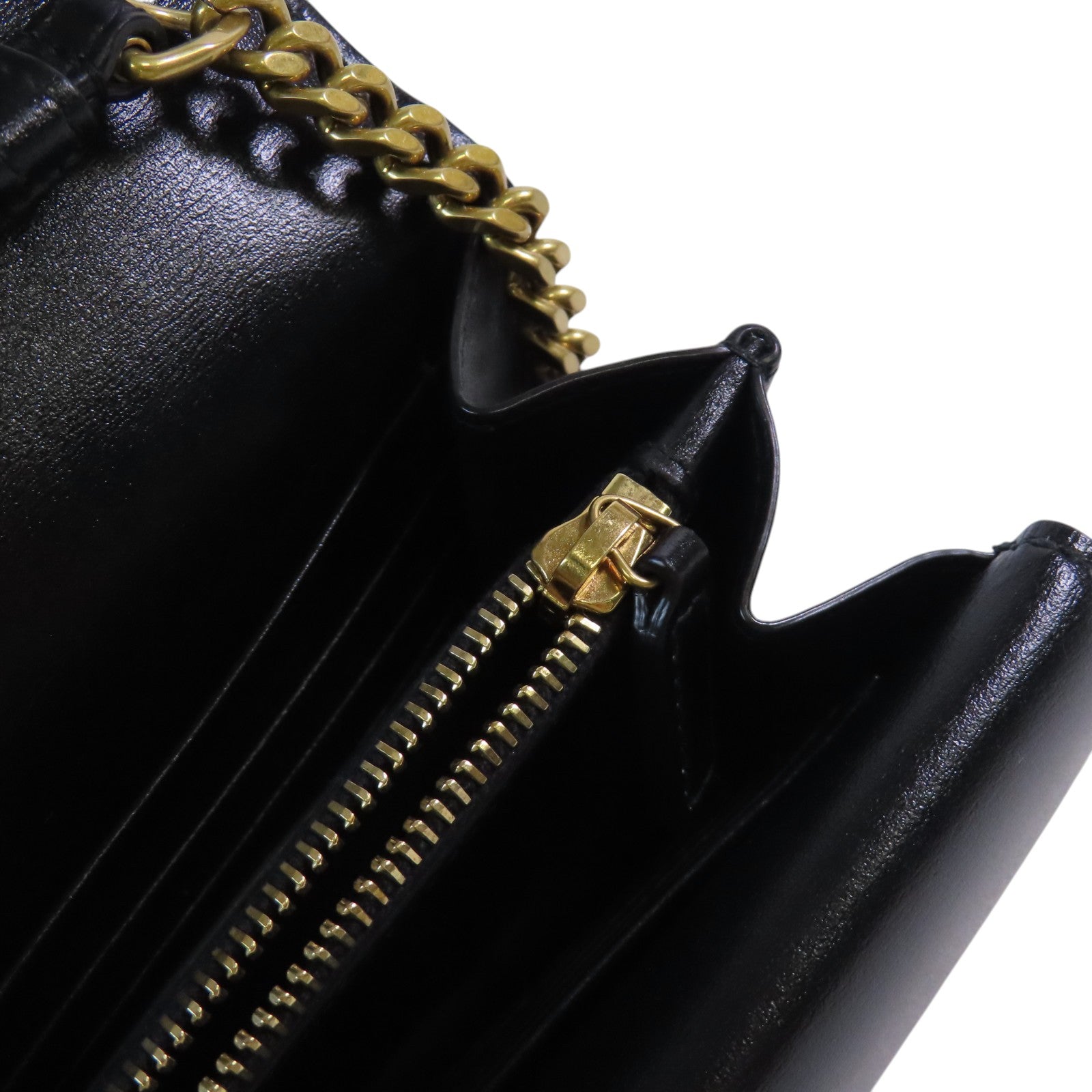 SAINT LAURENT 牛皮皮革Sulpice金扣鏈帶肩背袋
