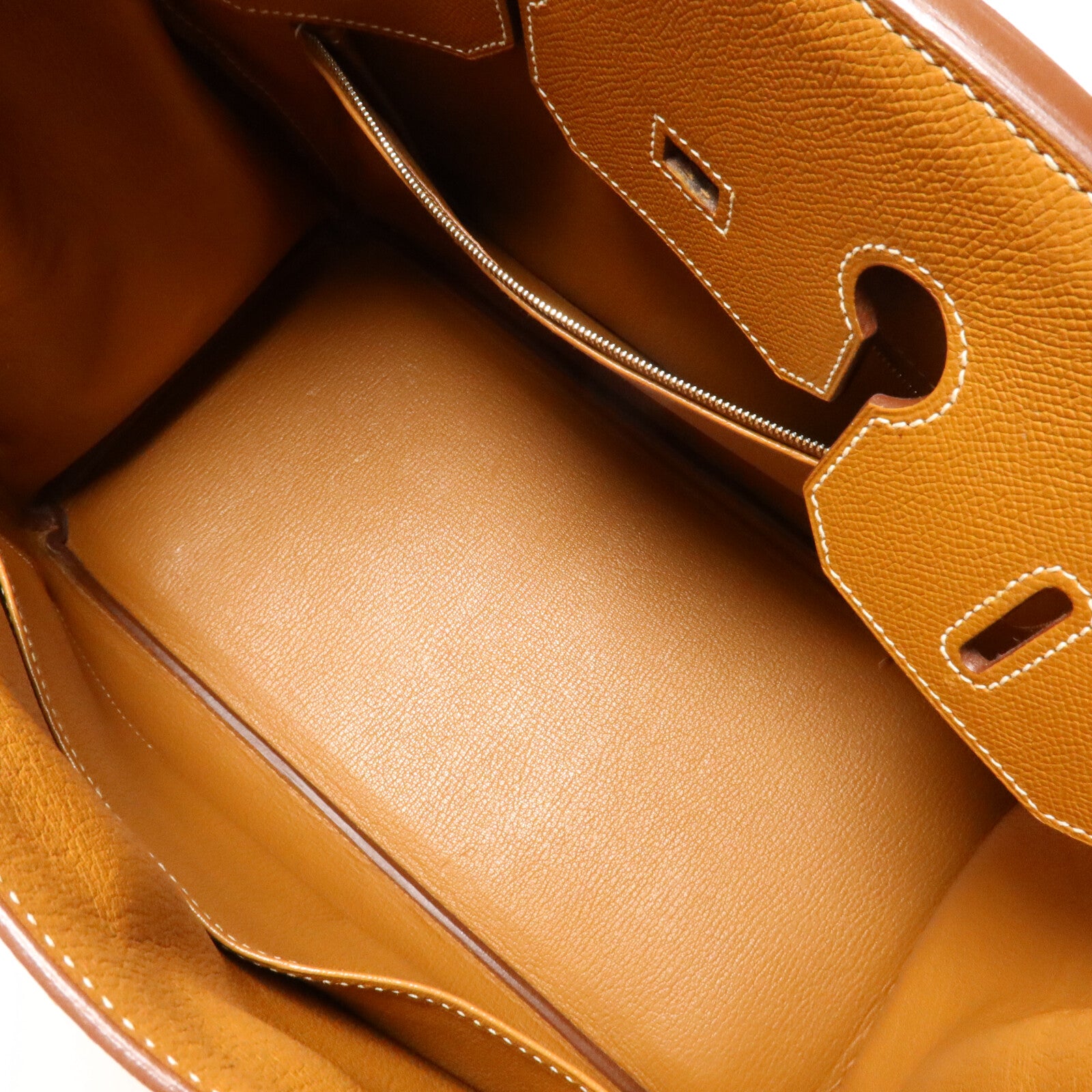 HERMES Epsom皮革Birkin 35手挽袋Gold
