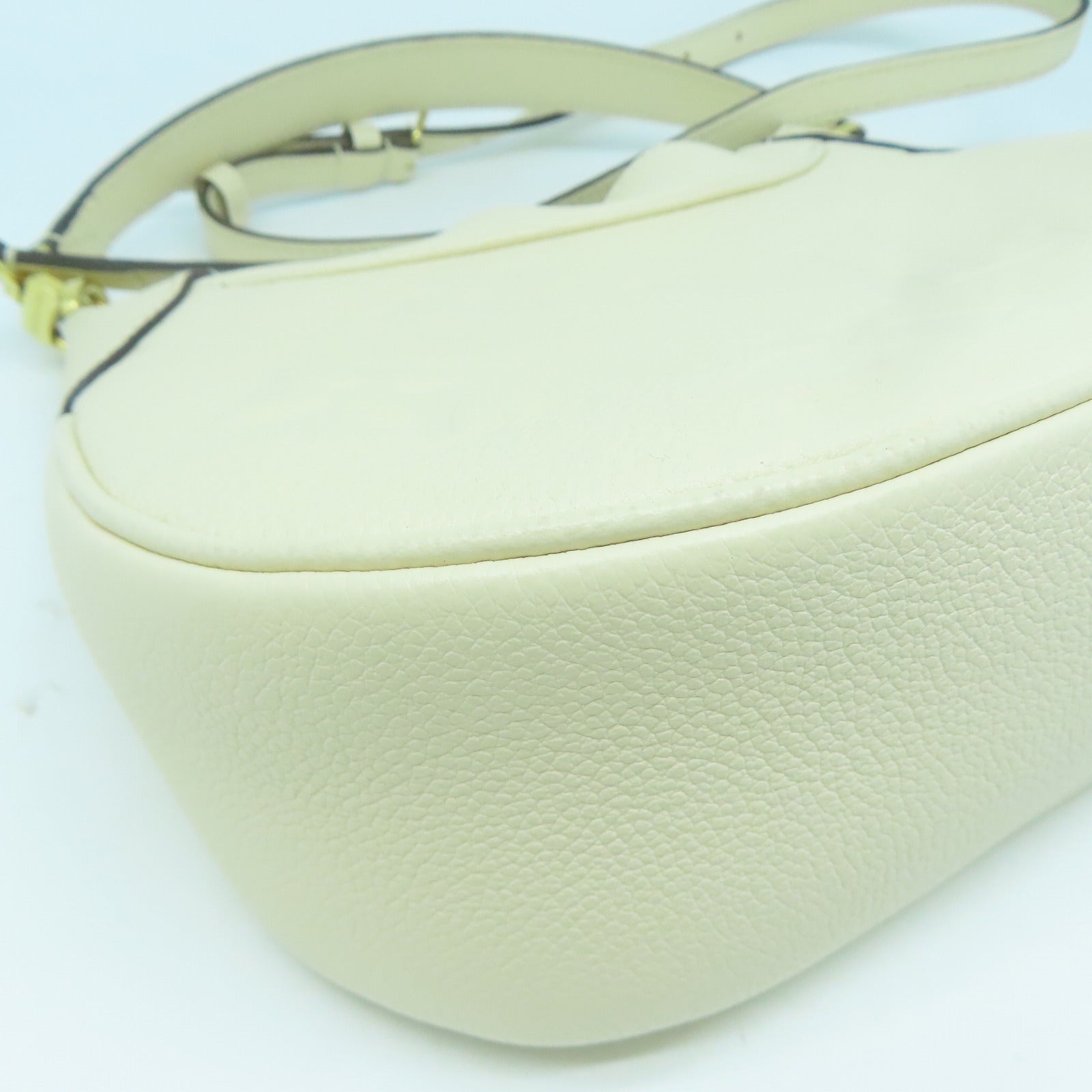 LOUIS VUITTON 【激減優惠】牛皮皮革Bagatelle Bag金扣手挽肩背兩用袋白色
