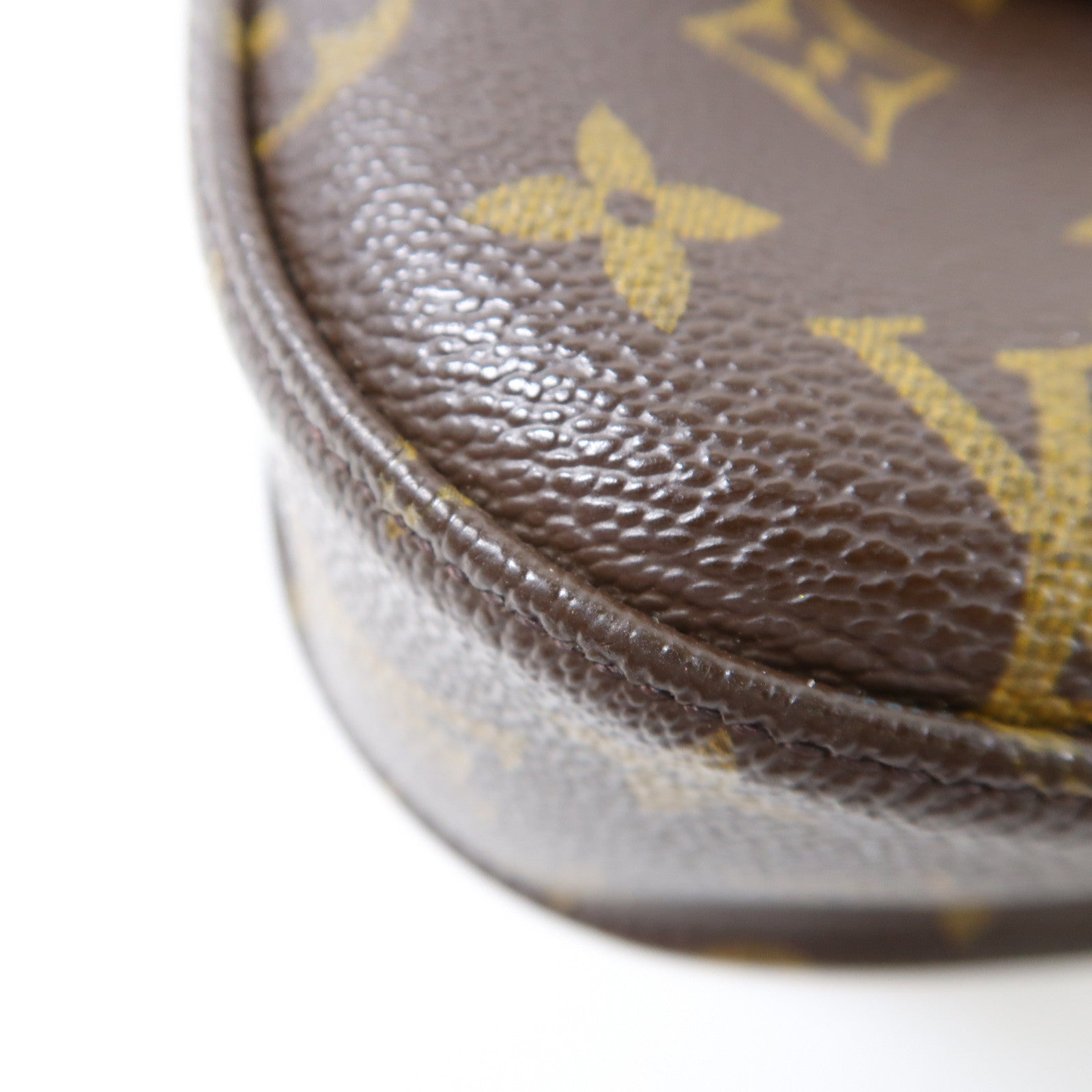 LOUIS VUITTON 【激減優惠】Monogram Saint Cloud GM金扣肩背袋啡色