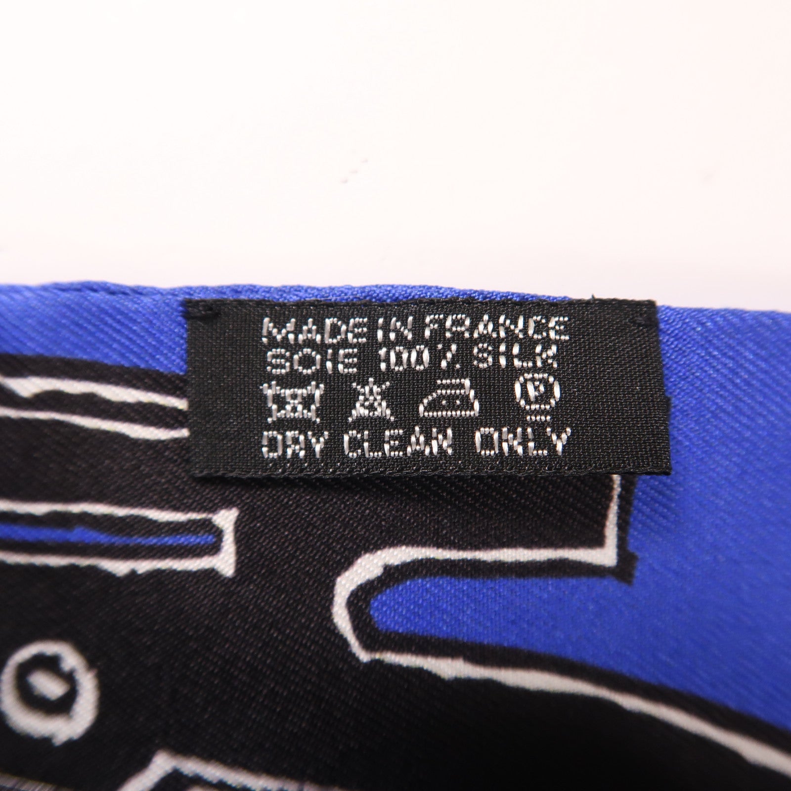 HERMES 絲質Max Twilly絲巾Blue