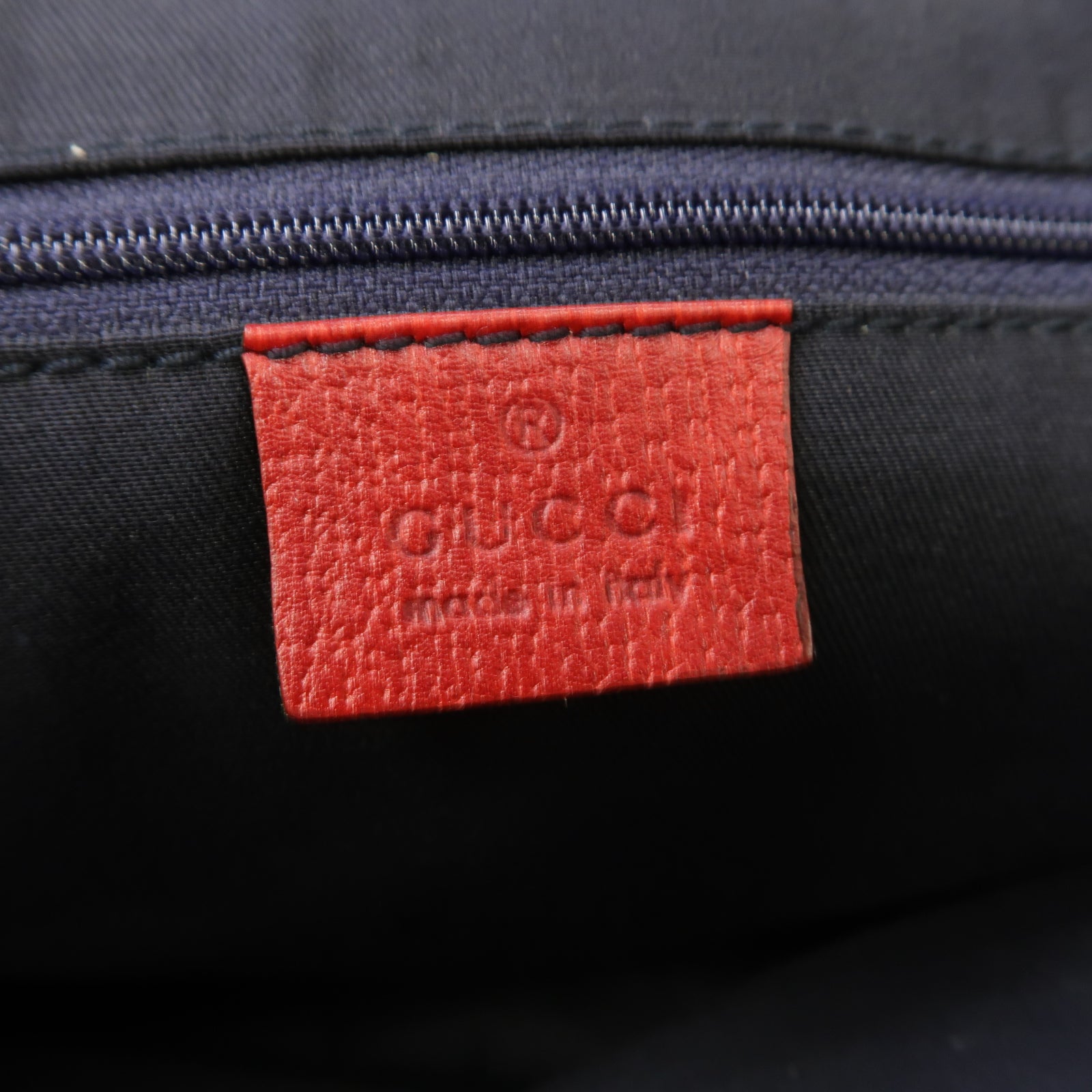 GUCCI 【清倉大減價】牛皮皮革Tote Bag金扣肩背袋紅色