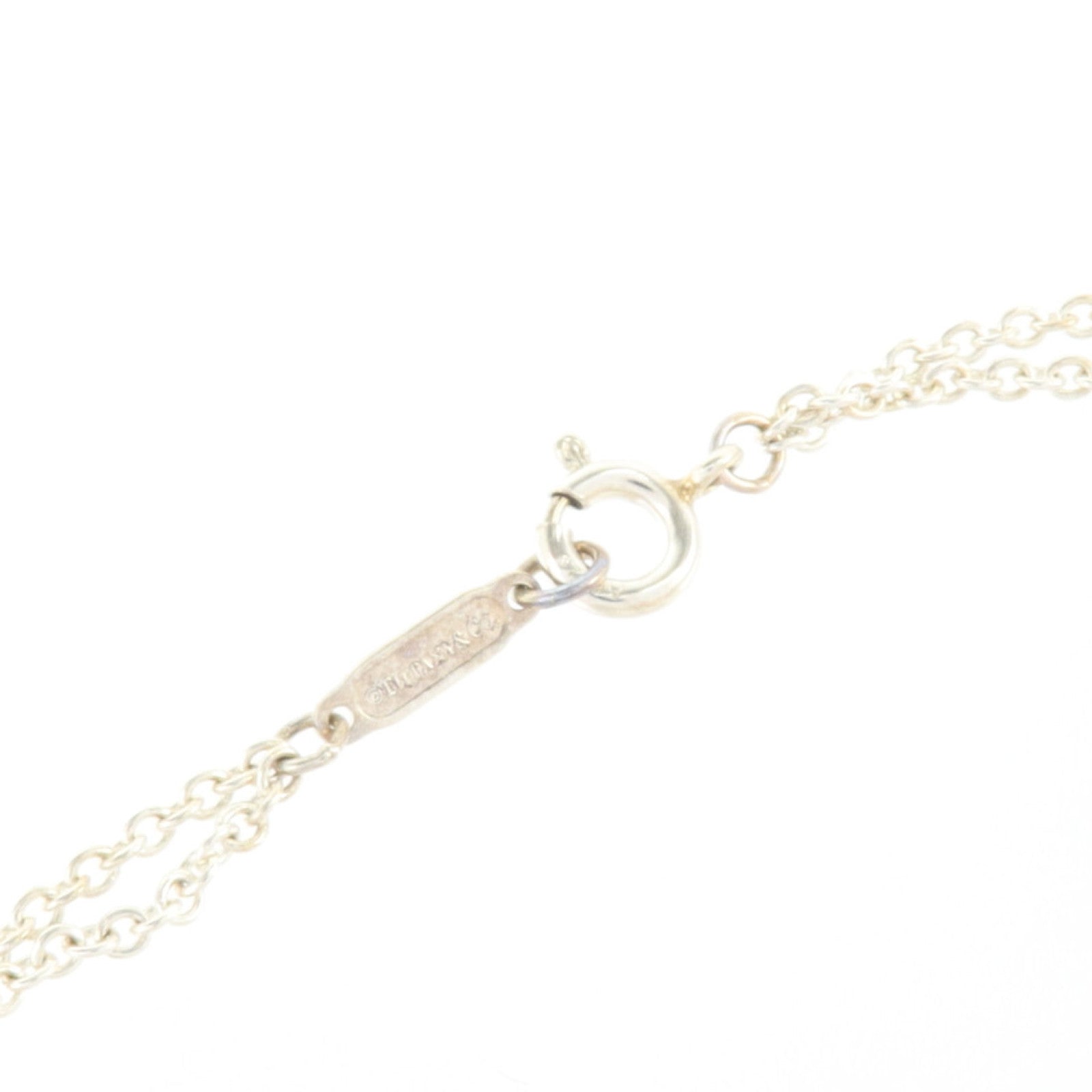 TIFFANY＆CO 925純銀/琺瑯Infinity Bracelet手鏈
