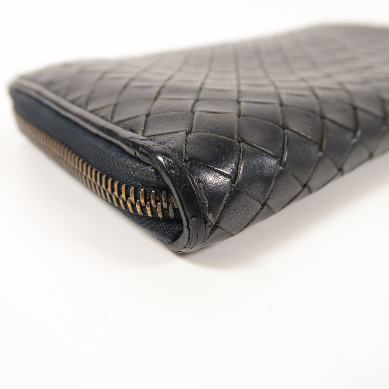 BOTTEGA VENETA 牛皮皮革Zipper Long Wallet長錢包