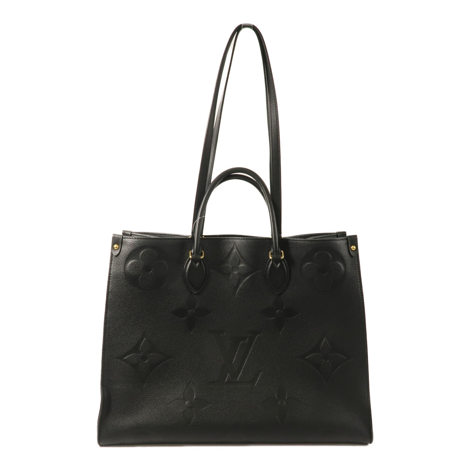 LOUIS VUITTON Monogram Empreinte On The Go GM手挽肩背兩用袋