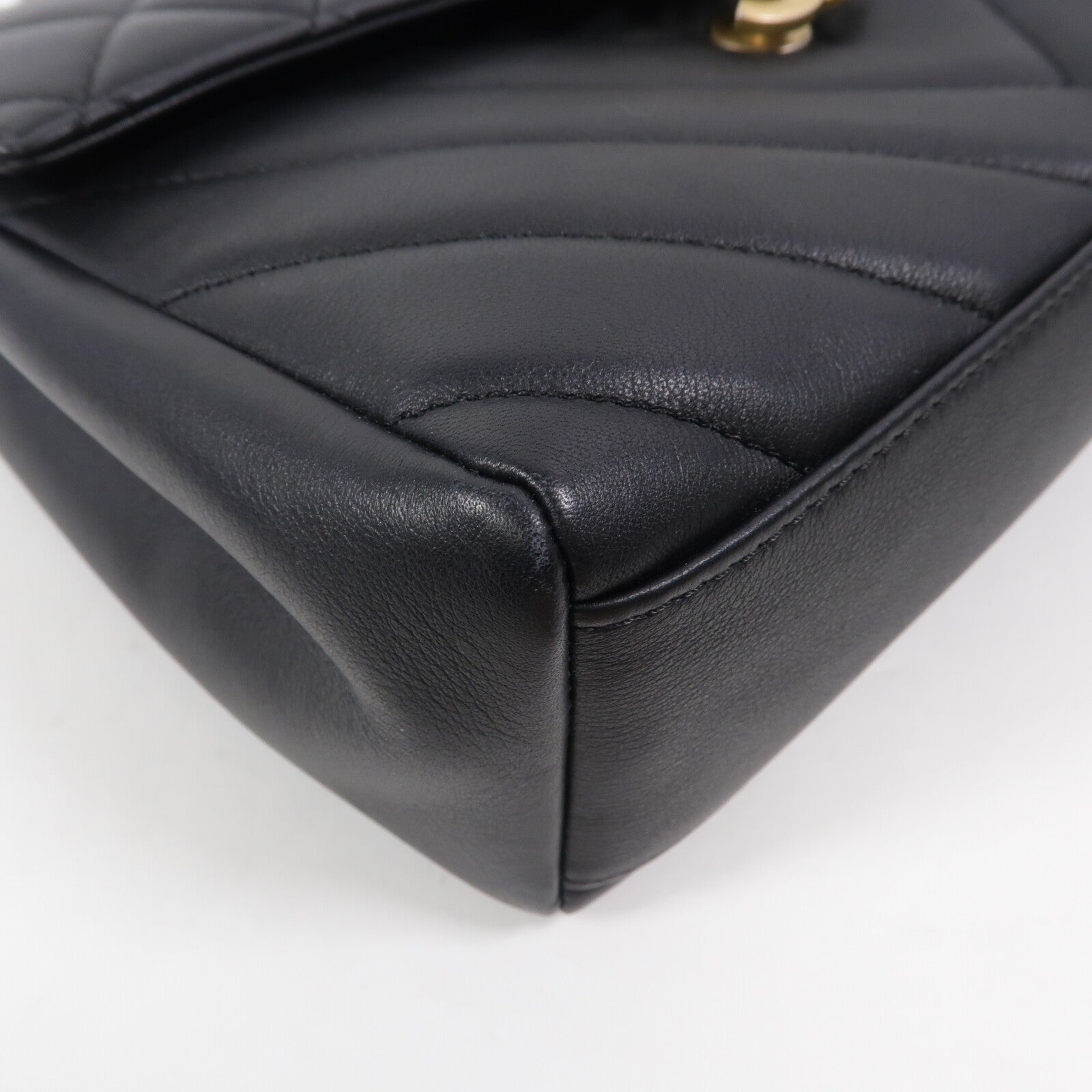 CHANEL 羊皮皮革In The City Top Handle Flap Bag手挽肩背兩用袋