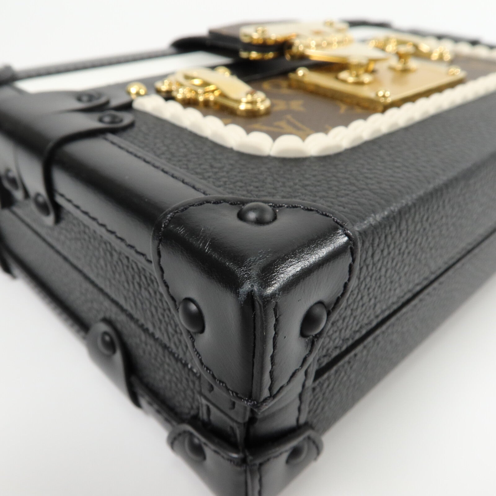 LOUIS VUITTON 牛皮皮革Petite Malle肩背袋
