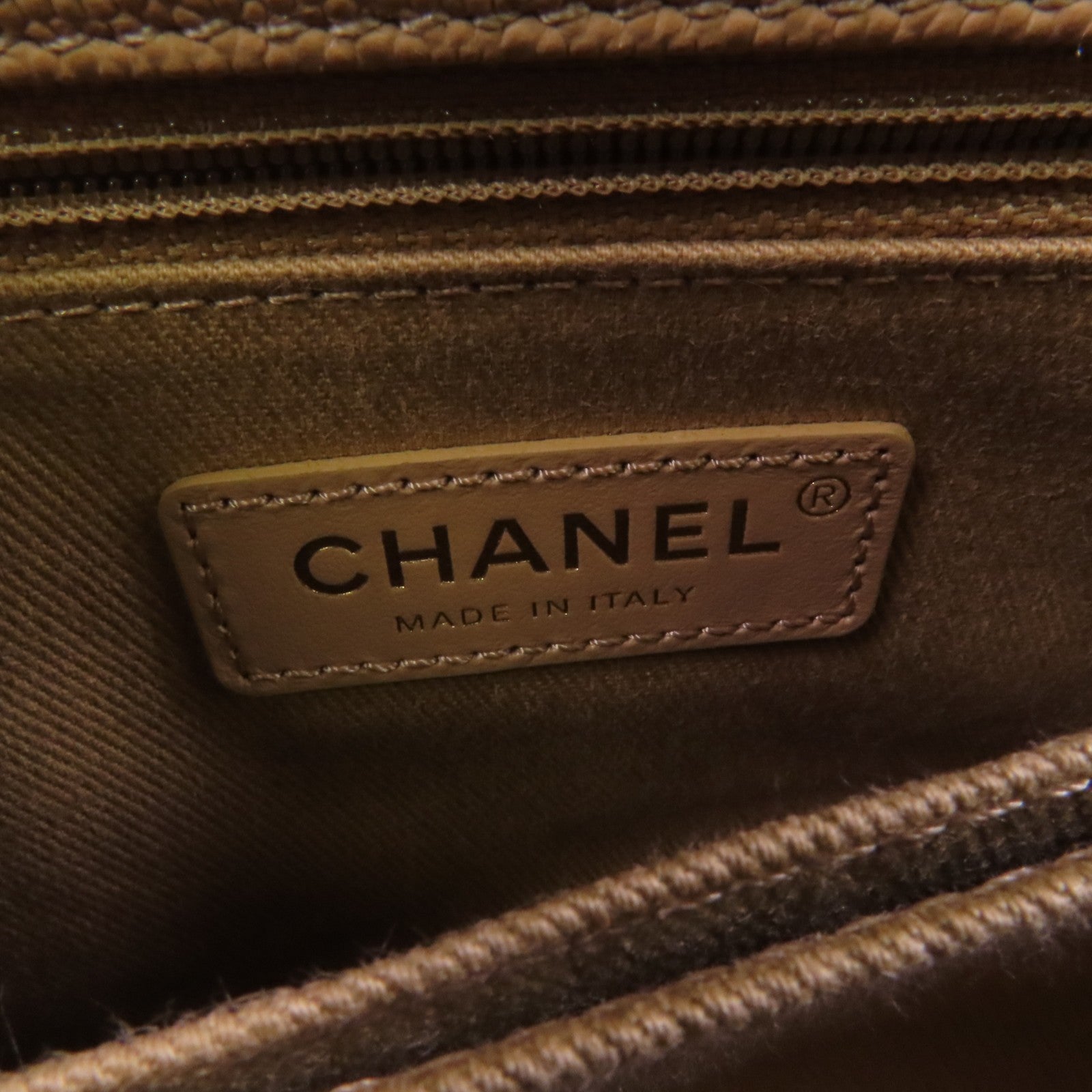 CHANEL 牛皮皮革/蜥蝪皮革Coco Handle金扣手挽肩背兩用袋