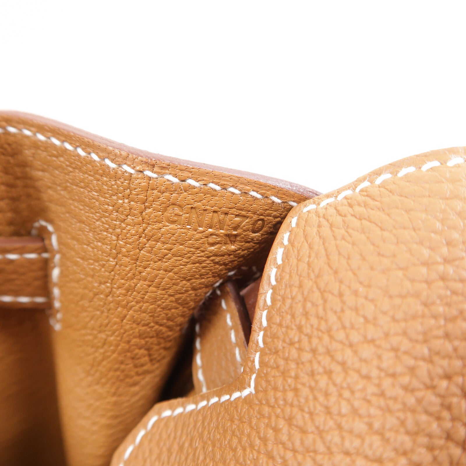 HERMES Togo皮革Birkin 25手挽袋Gold