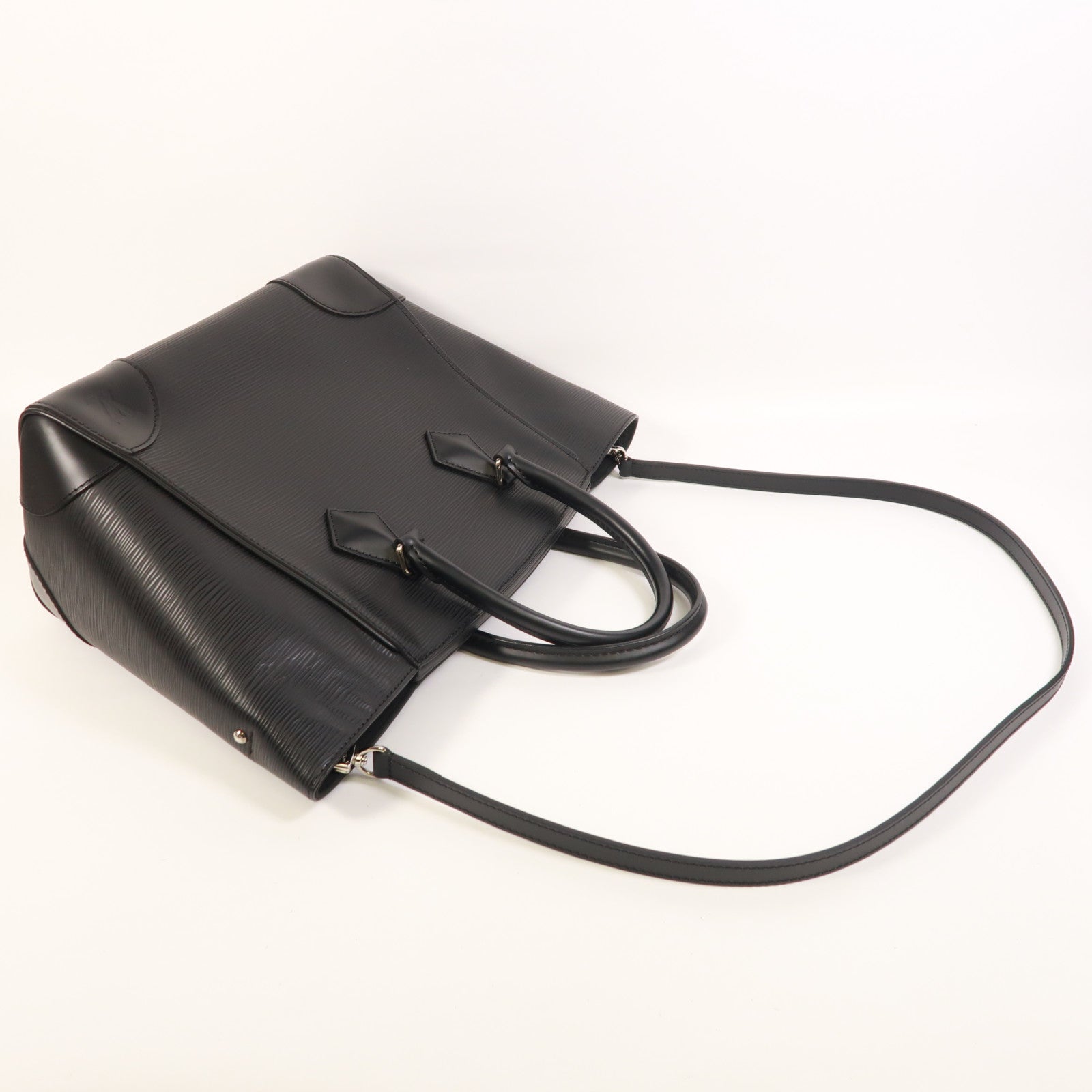 LOUIS VUITTON Epi Phoenix PM銀扣手挽肩背兩用袋