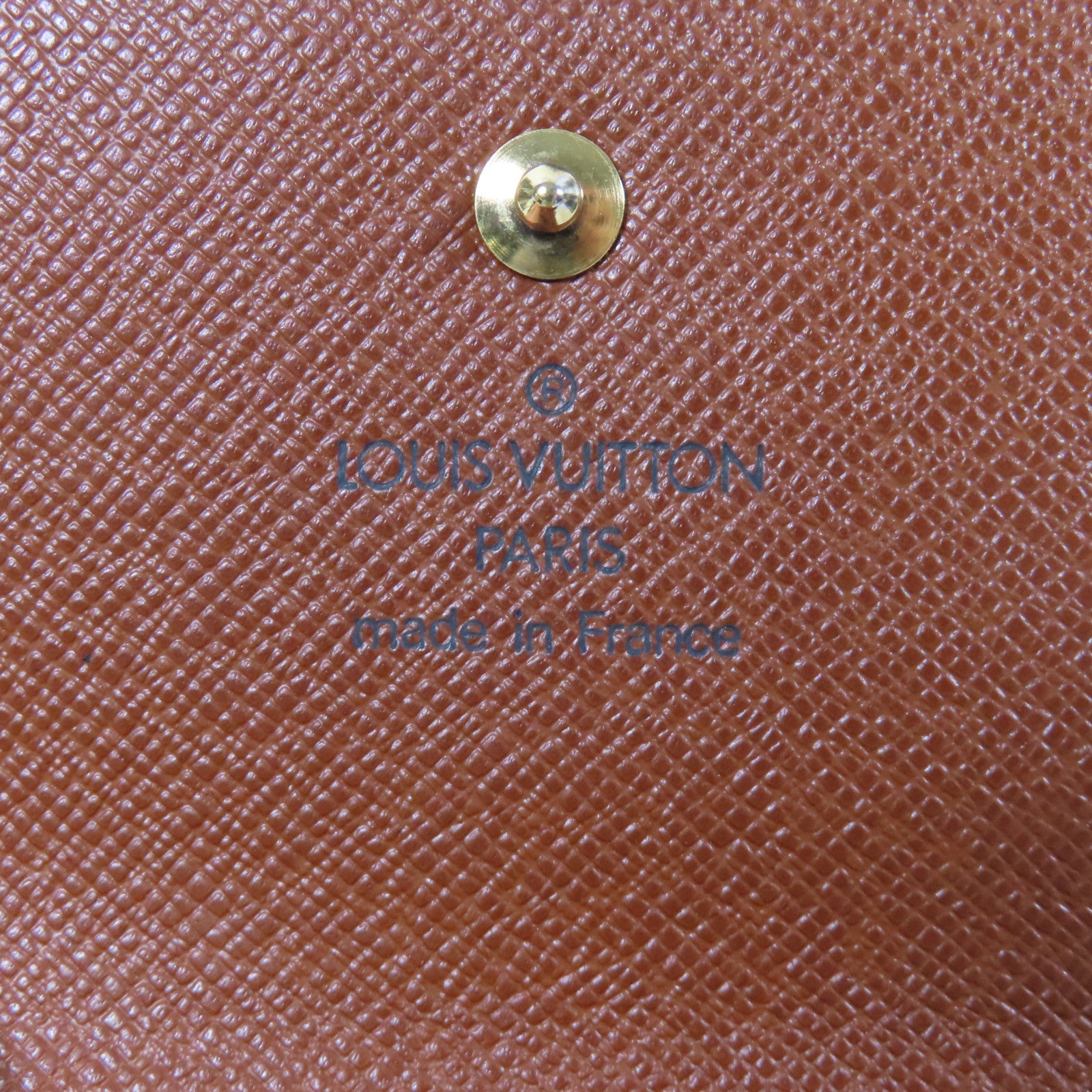 LOUIS VUITTON Monogram Wallet金扣錢包啡色