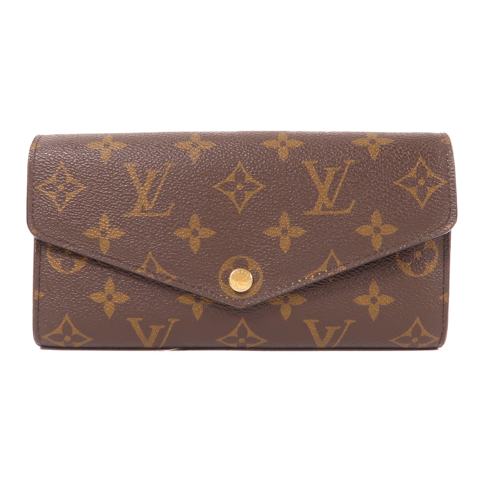 LOUIS VUITTON 【激減優惠】Monogram Sarah金扣長錢包