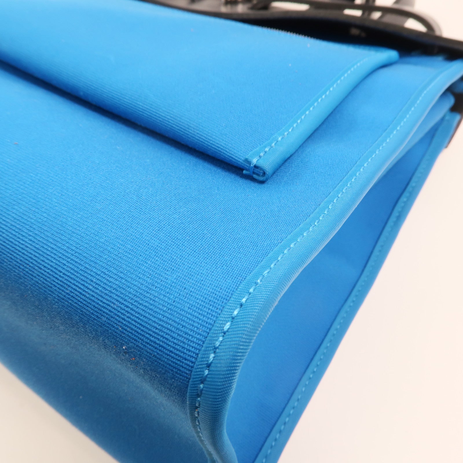 HERMES 帆布Herbag PM銀扣手挽肩背兩用袋