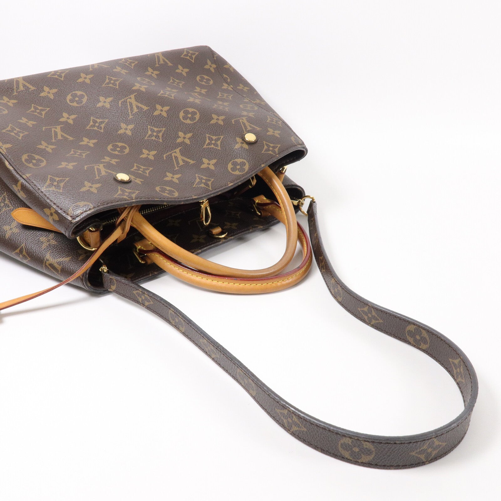 LOUIS VUITTON Monogram Montaigne BB手挽肩背兩用袋