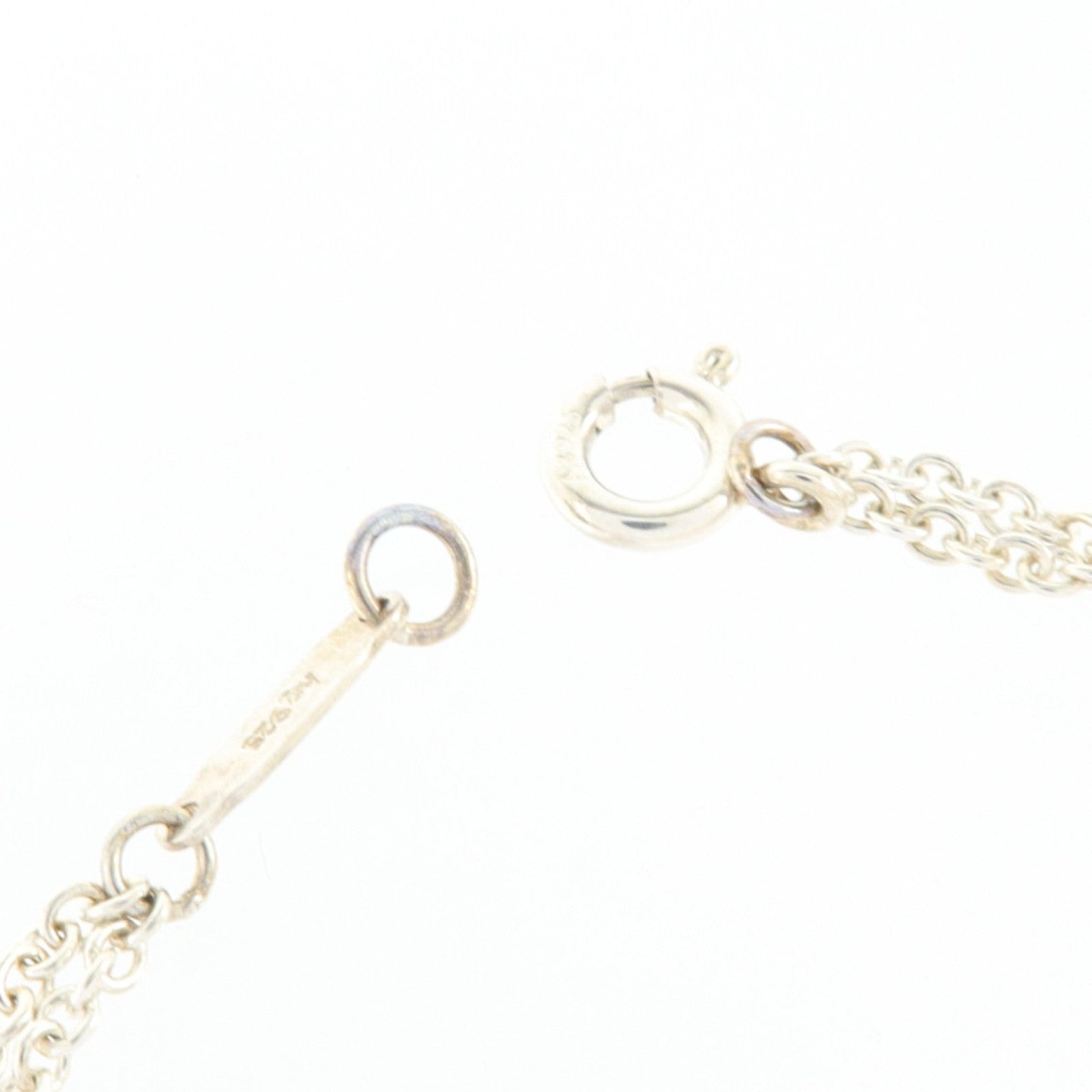TIFFANY＆CO 925純銀/琺瑯Infinity Bracelet手鏈