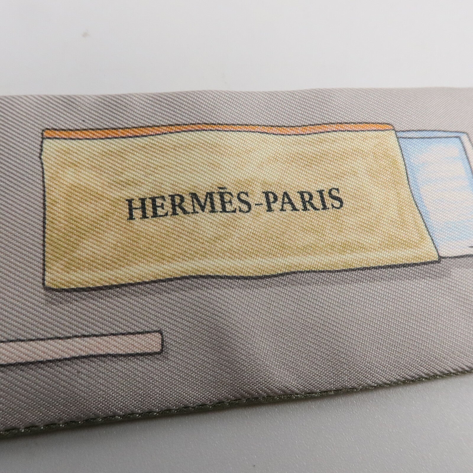 HERMES 絲質Twilly絲巾