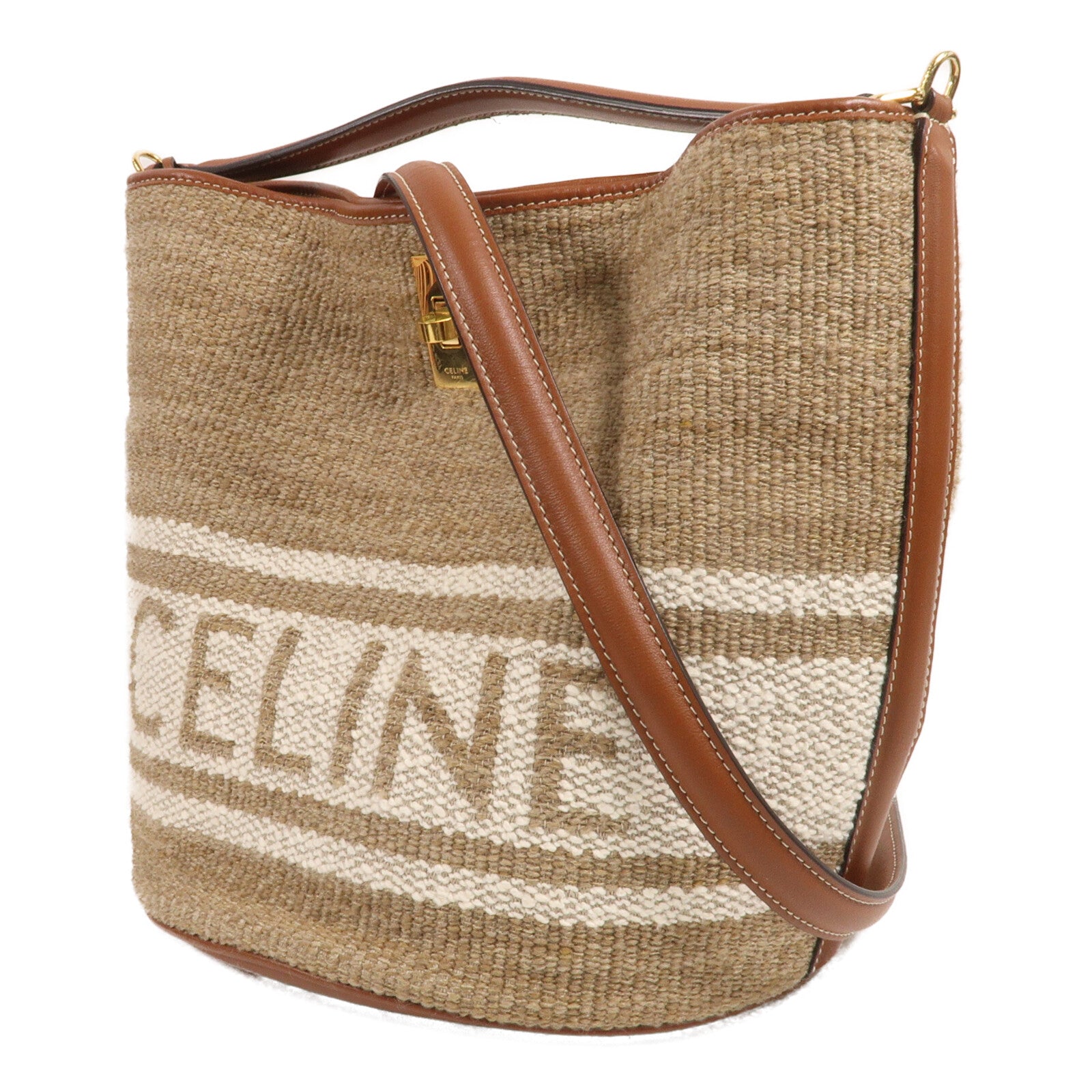 CELINE 帆布Bucket 16 Bag手挽肩背兩用袋