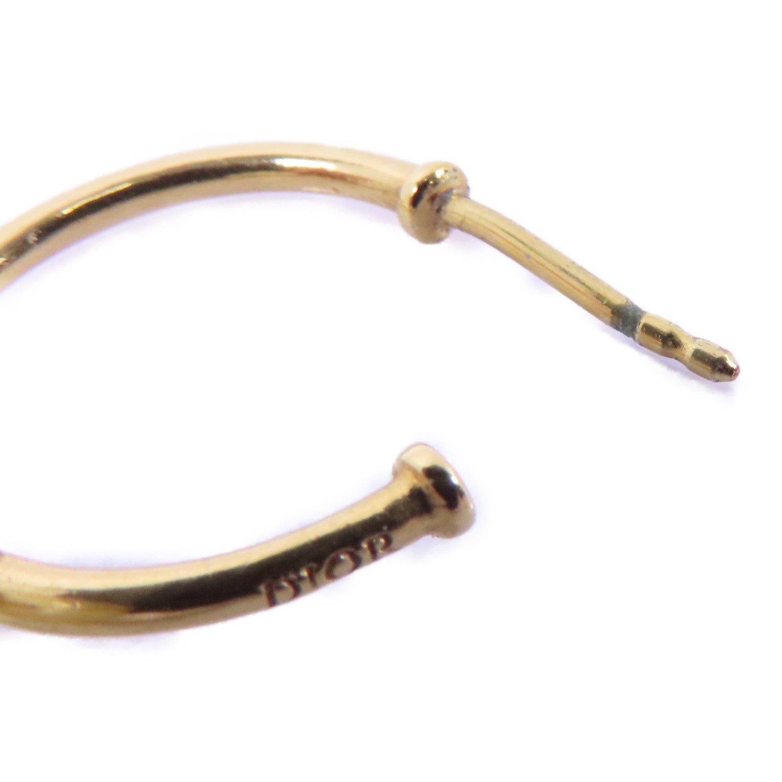 Dior 金屬Earrings耳環金色/白色