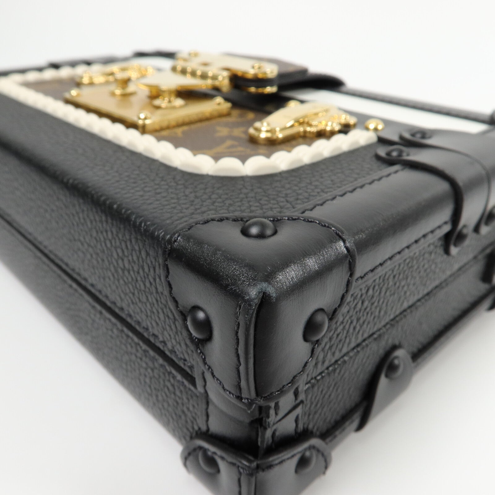 LOUIS VUITTON 牛皮皮革Petite Malle肩背袋