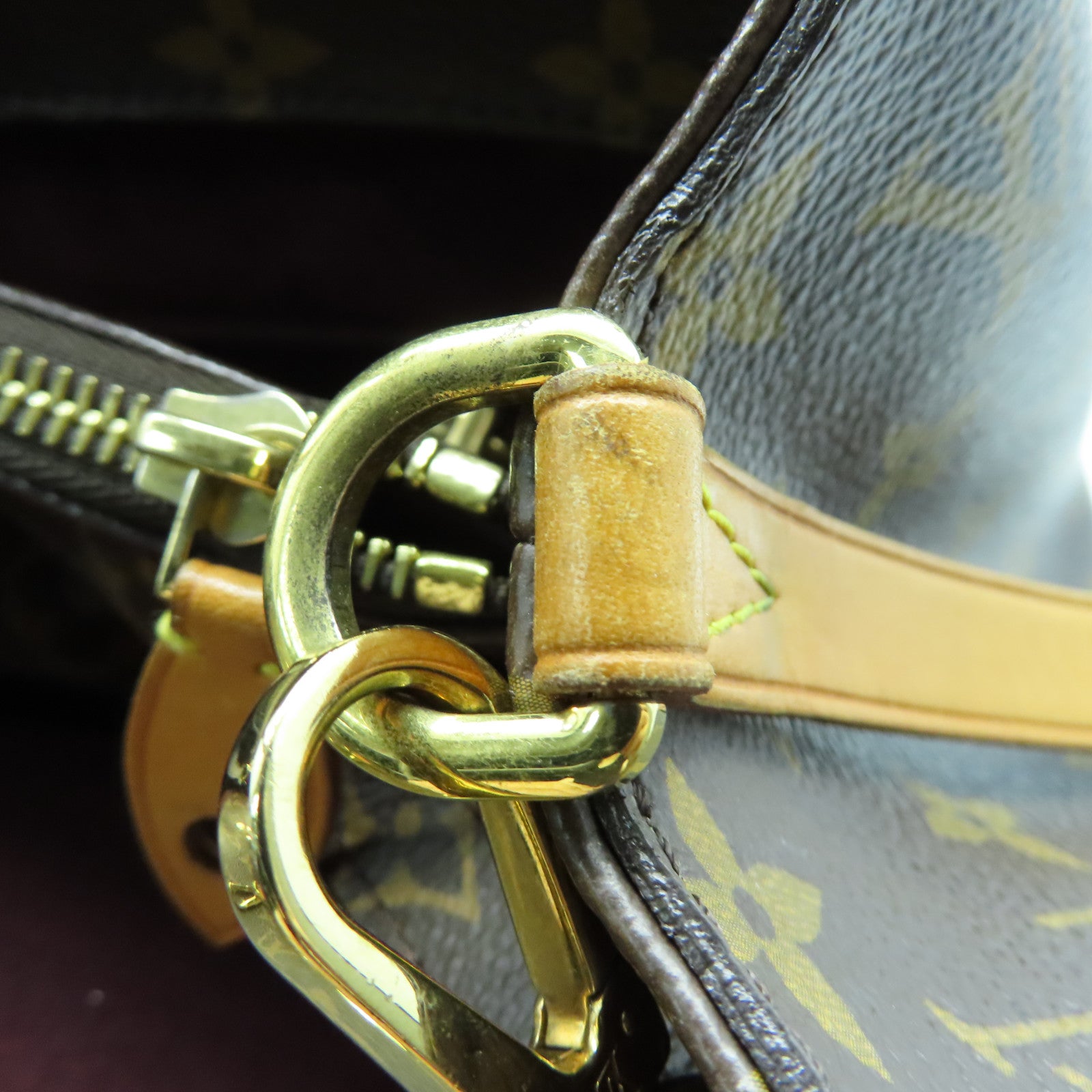 LOUIS VUITTON 【激減優惠】Montaigne GM 2 Way Shoulder金扣肩背袋啡色