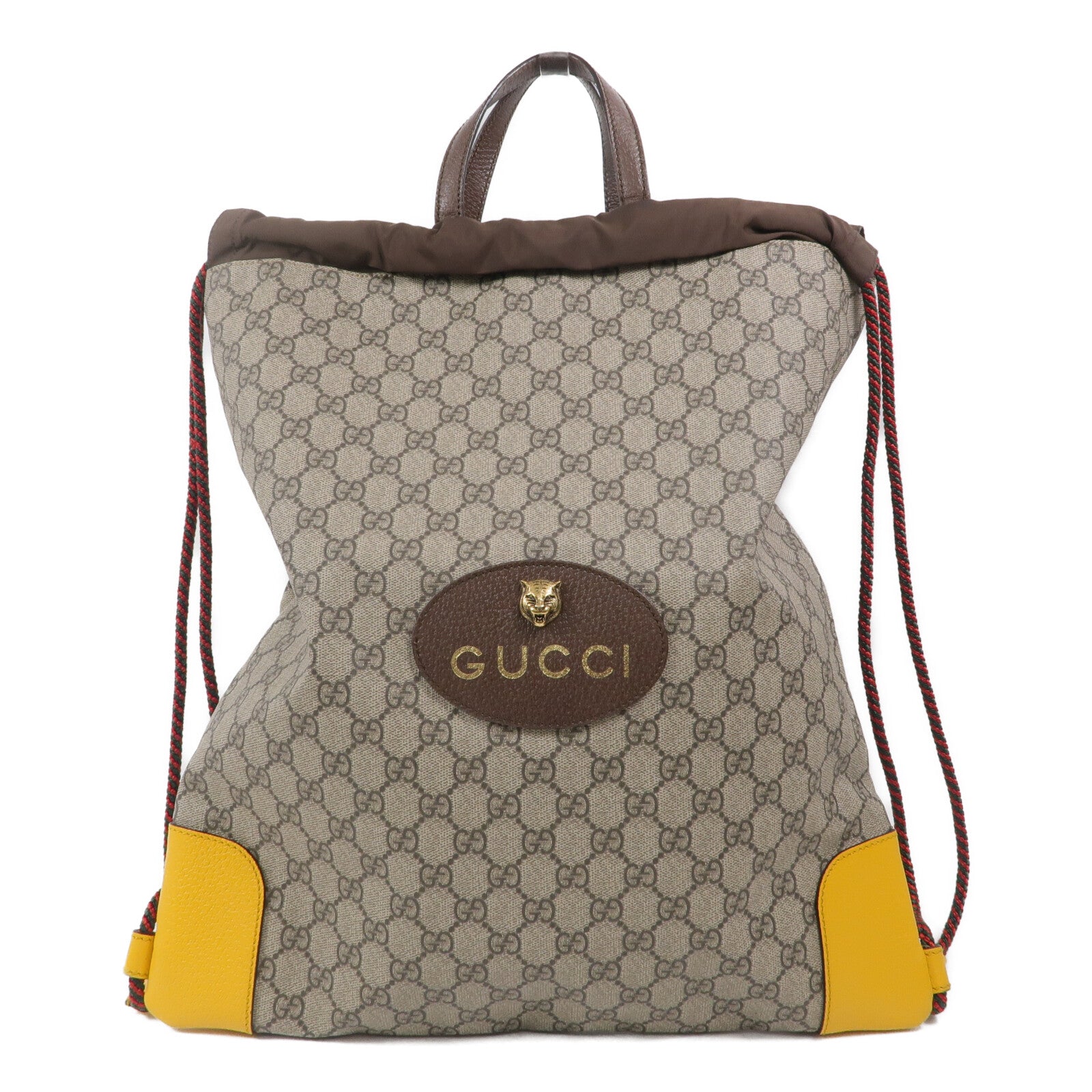 GUCCI 塗層帆布Drawstring Backpack背包