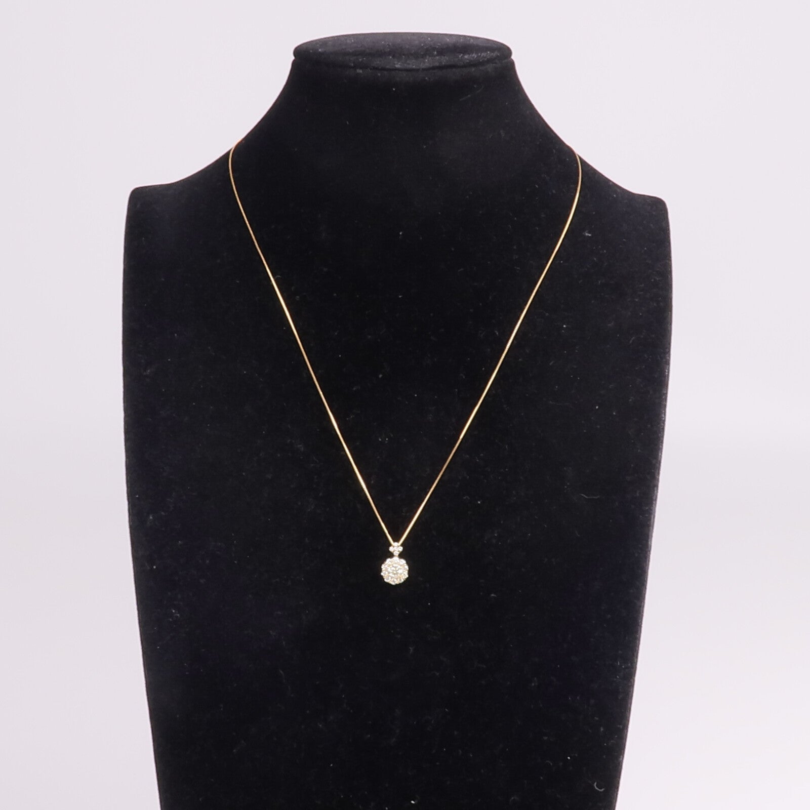 JEWELRY 18K黃金Diamond Necklace鑽石項鍊
