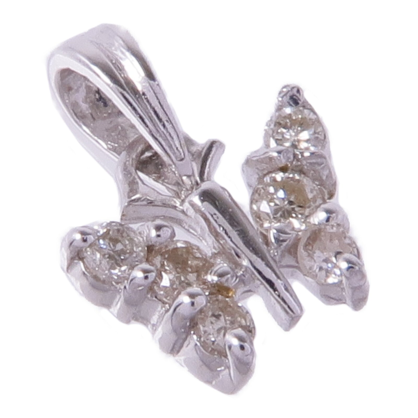 JEWELRY 18K白金Diamond Pendant Top鑽石吊墜