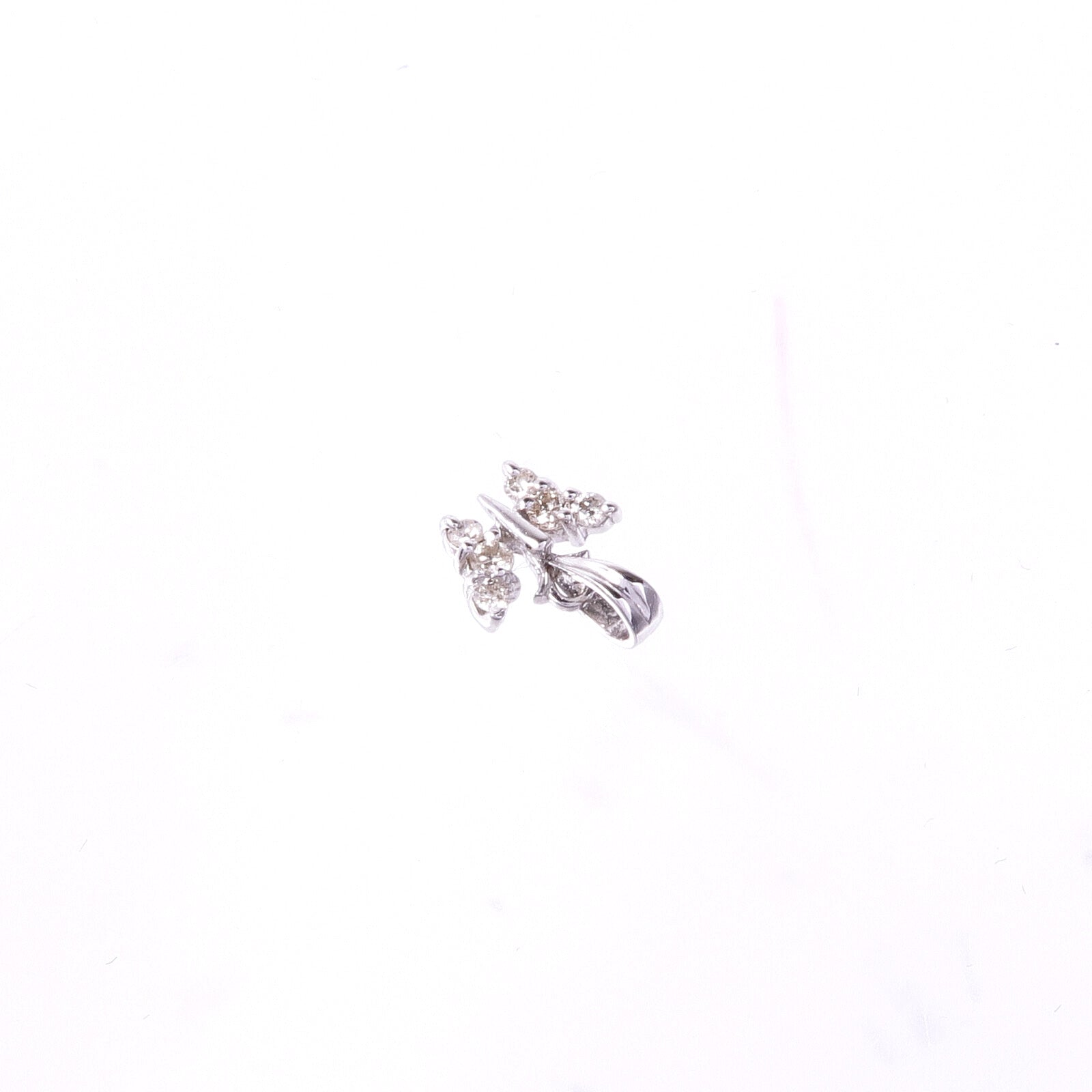 JEWELRY 18K白金Diamond Pendant Top鑽石吊墜