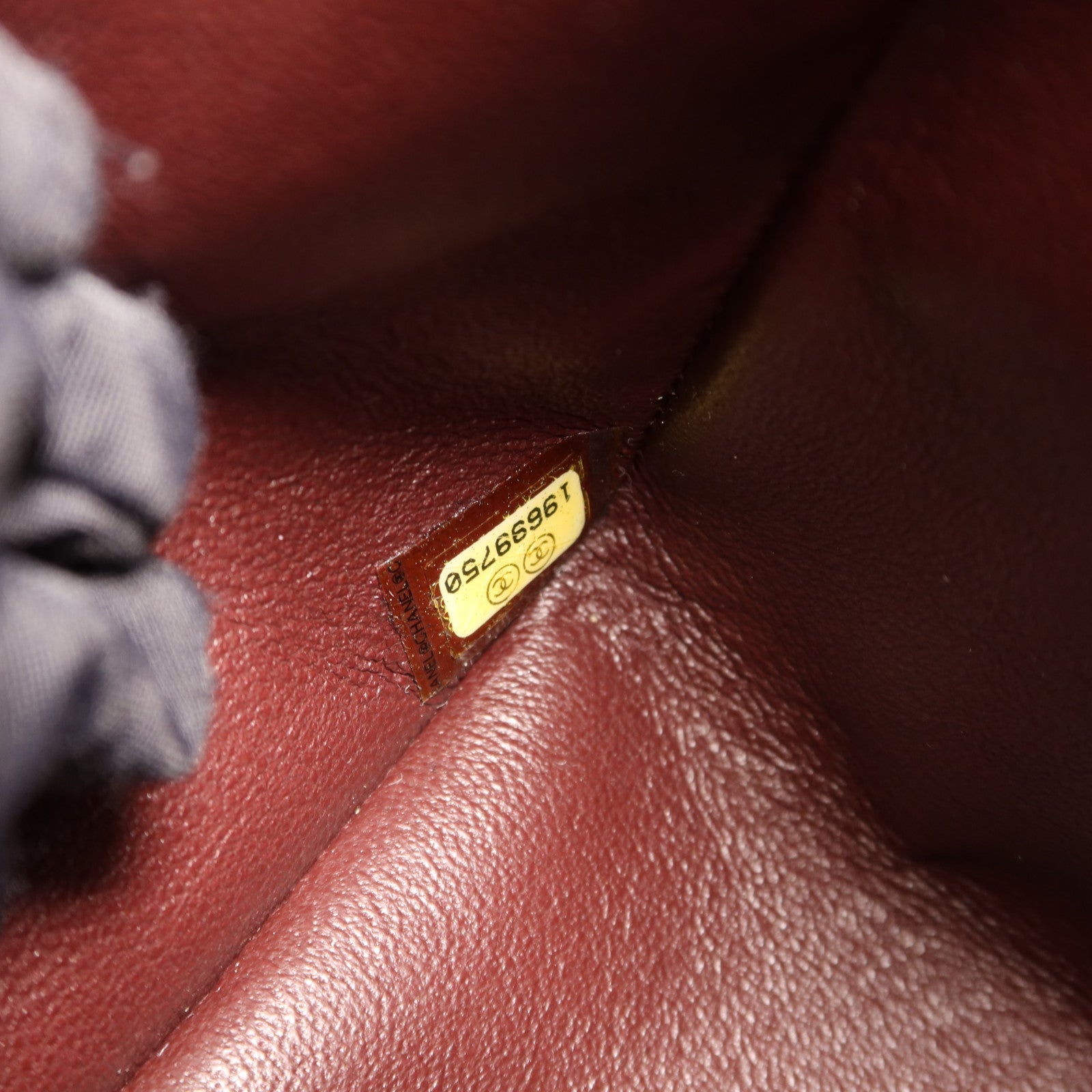 CHANEL 羊皮皮革Large Classic銀扣鏈帶肩背袋