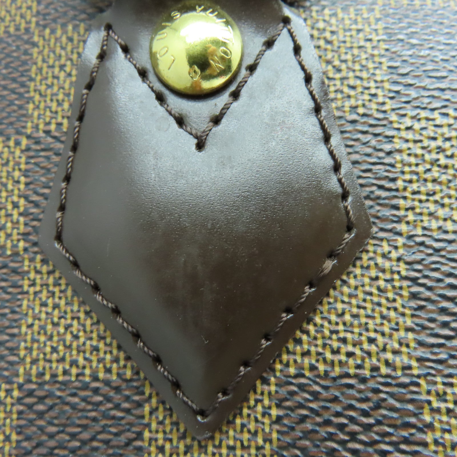 LOUIS VUITTON 【激減優惠】Damier Saleya PM金扣手挽袋啡色