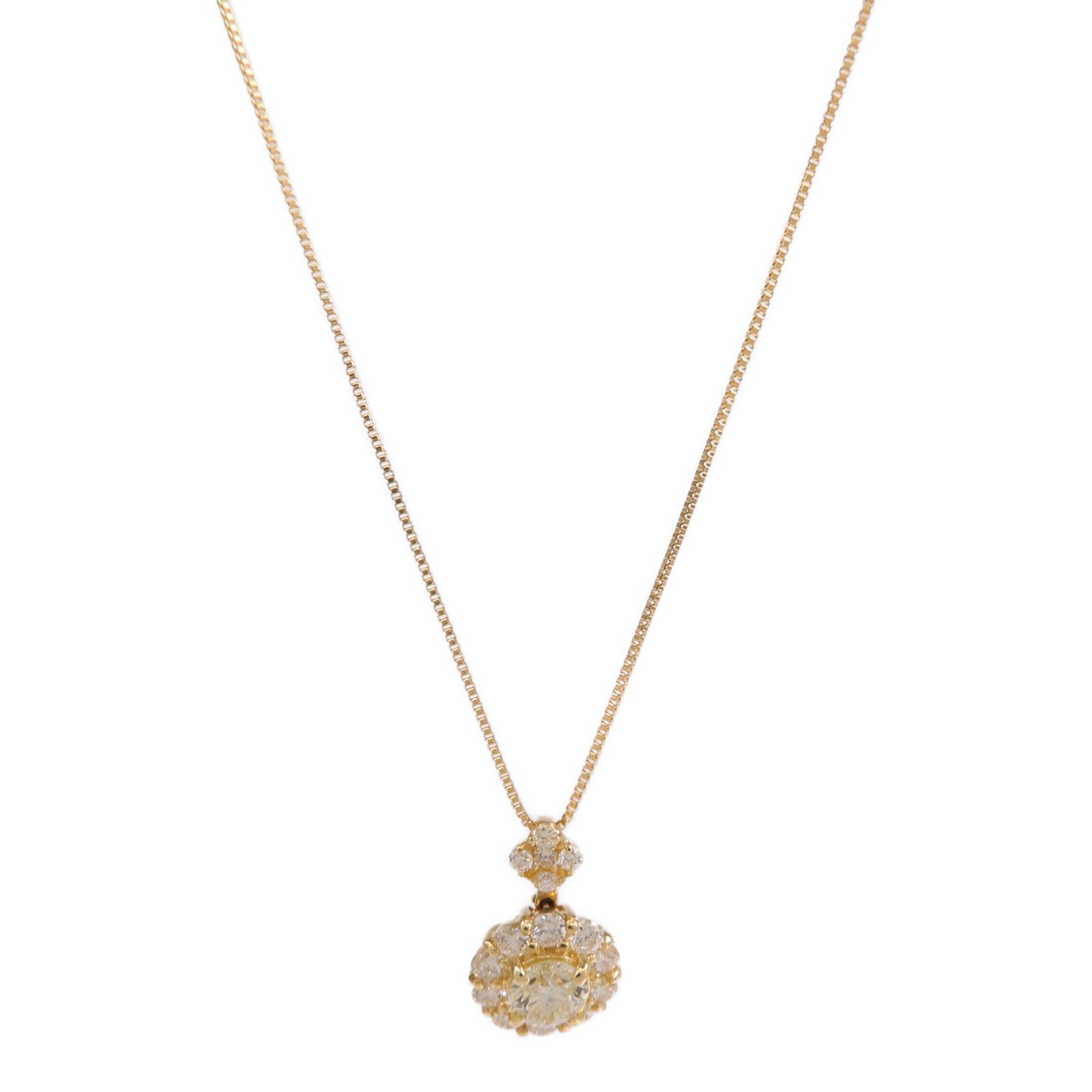 JEWELRY 18K黃金Diamond Necklace鑽石項鍊