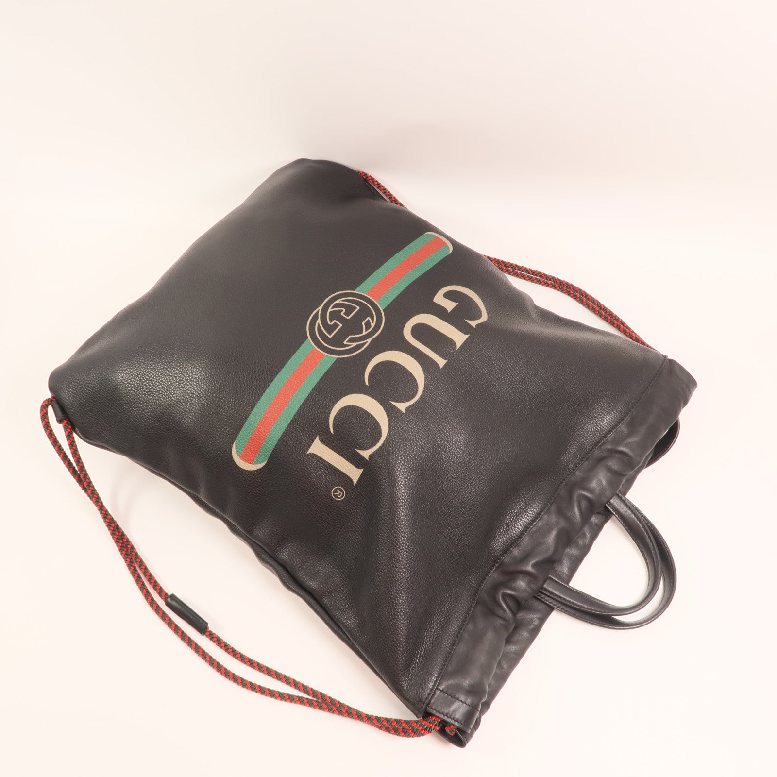 GUCCI 牛皮皮革Rucksack金扣背包
