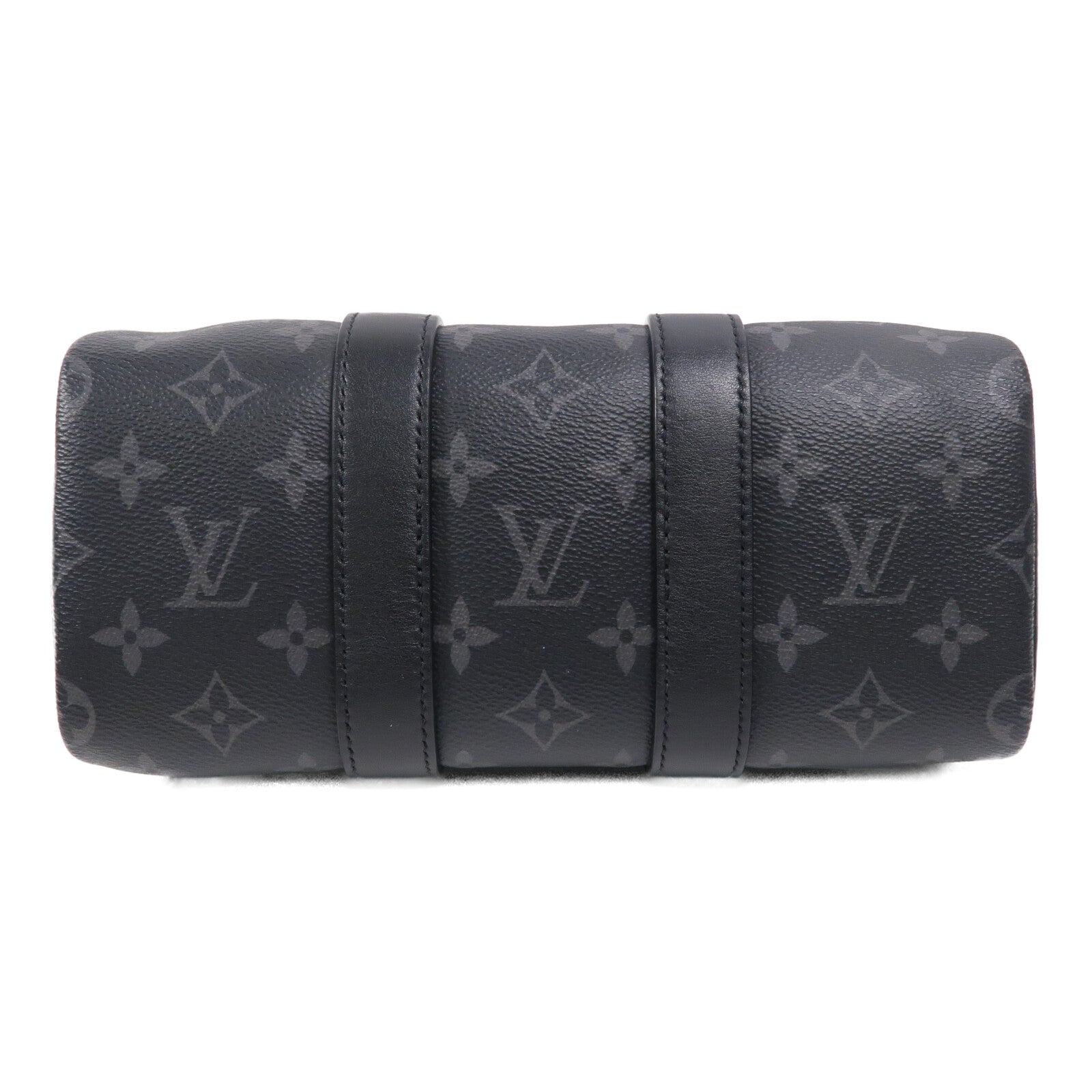 LOUIS VUITTON Monogram Eclipse Keepall Bandouliere 25手挽肩背兩用袋