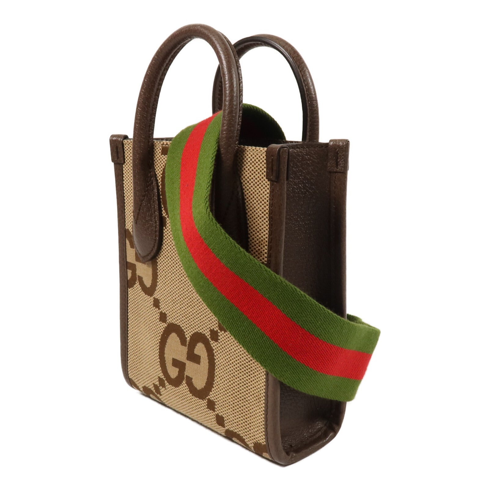 GUCCI 帆布Jumbo GG手挽肩背兩用袋