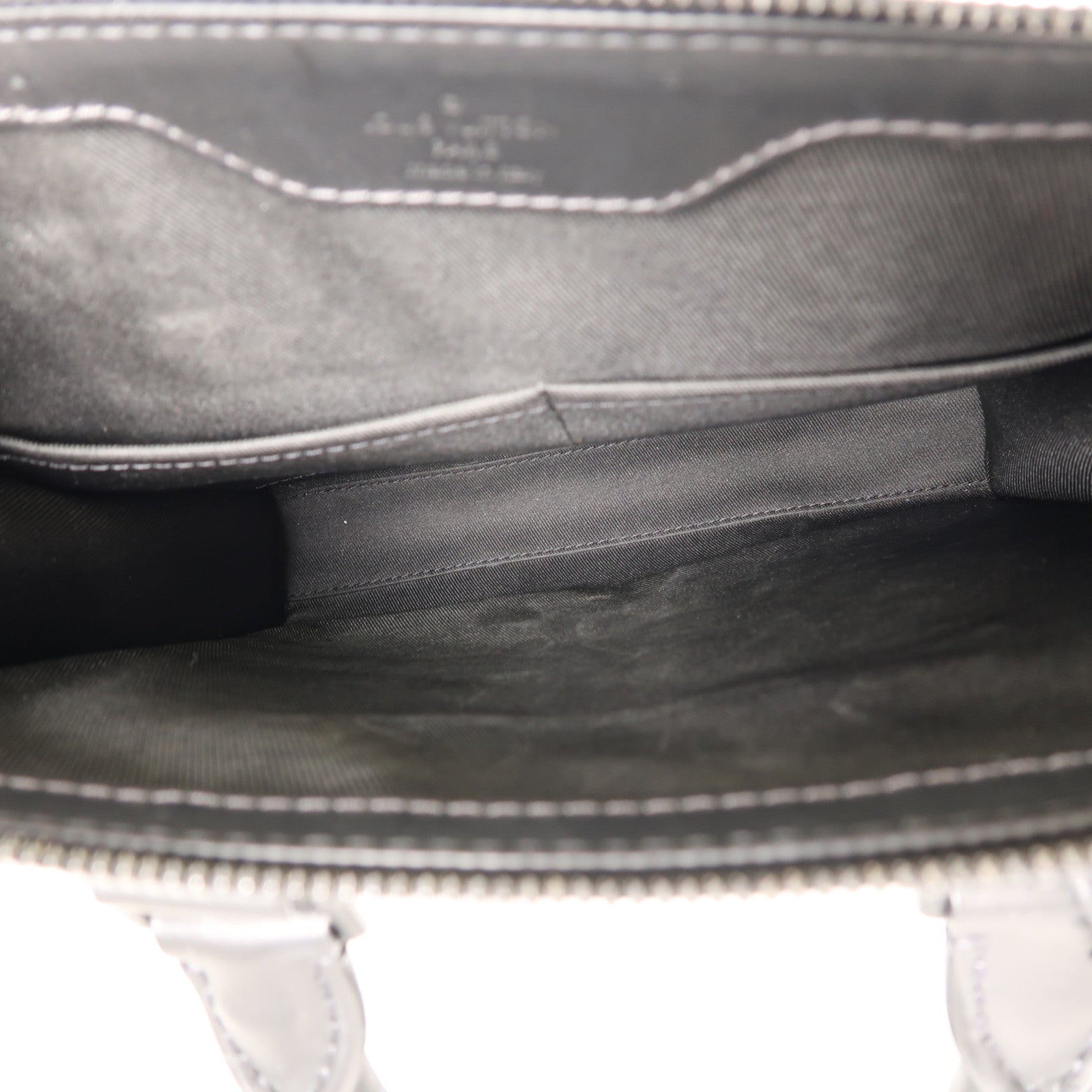 LOUIS VUITTON Taurillon皮革Sac Plat Cross手挽肩背兩用袋黑色