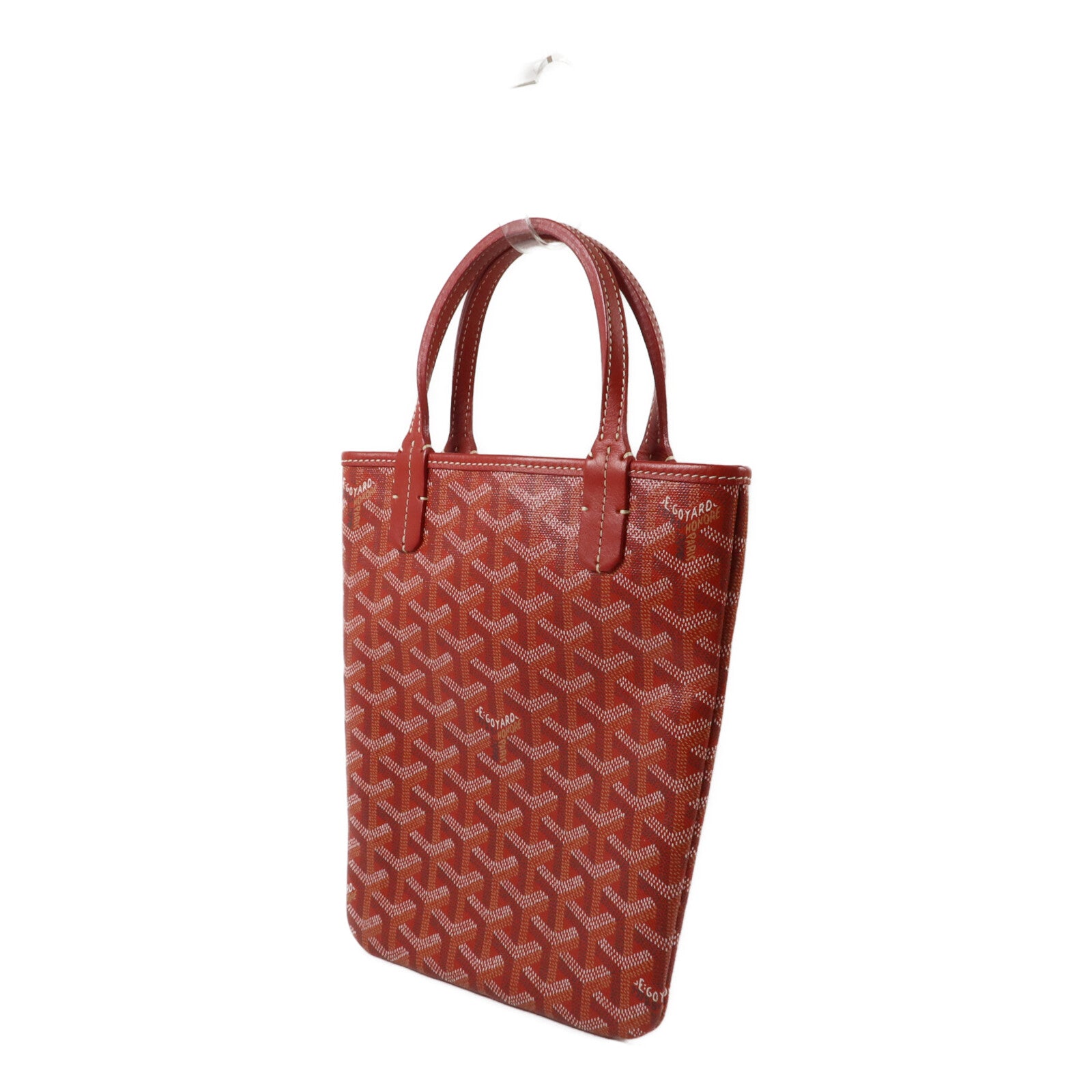 GOYARD 牛皮皮革/塗層帆布Poutiers手挽袋