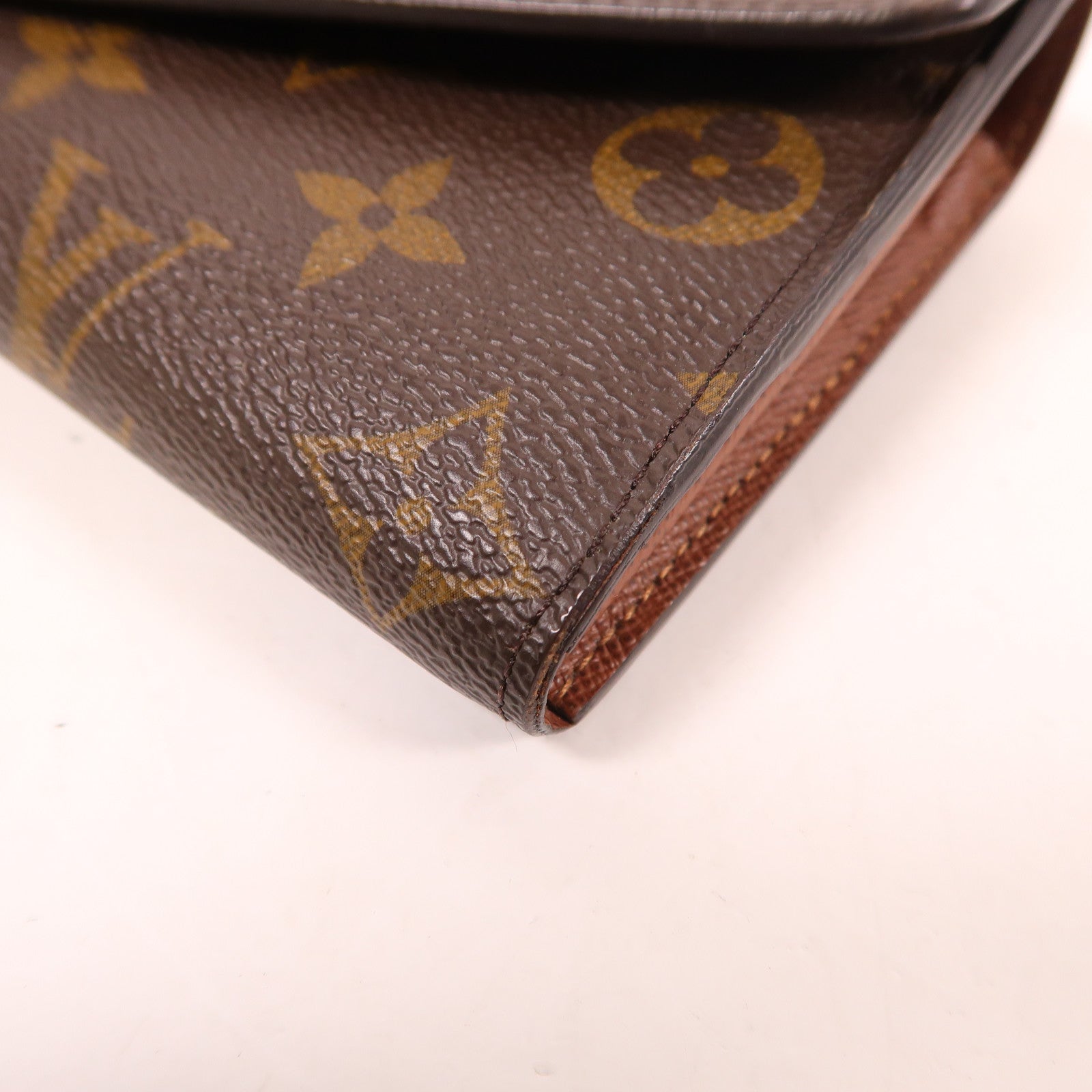 LOUIS VUITTON LV GHW Sarah Long Wallet M62234 Monogram Brown