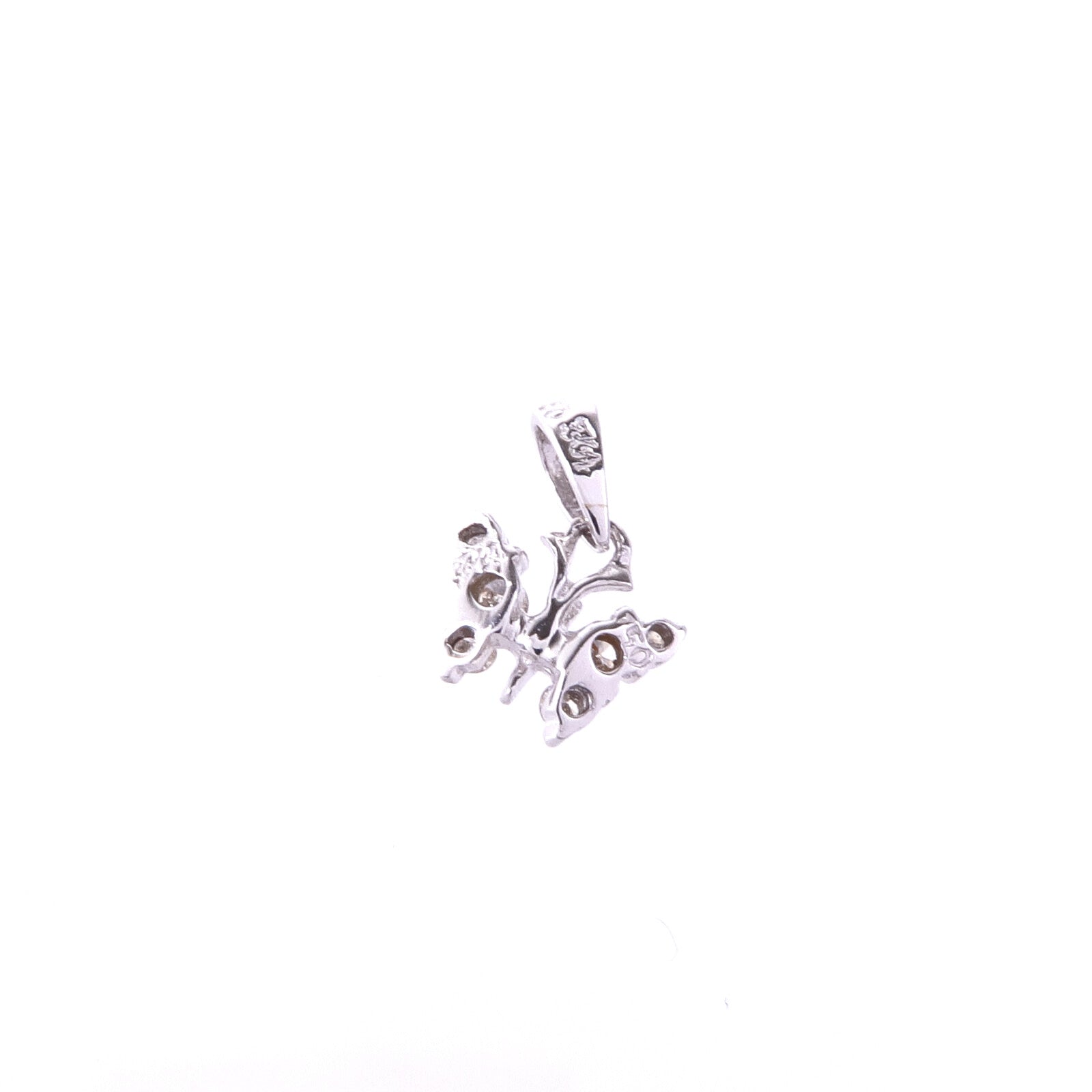 JEWELRY 【激減優惠】18K白金Diamond Pendant Top鑽石吊墜