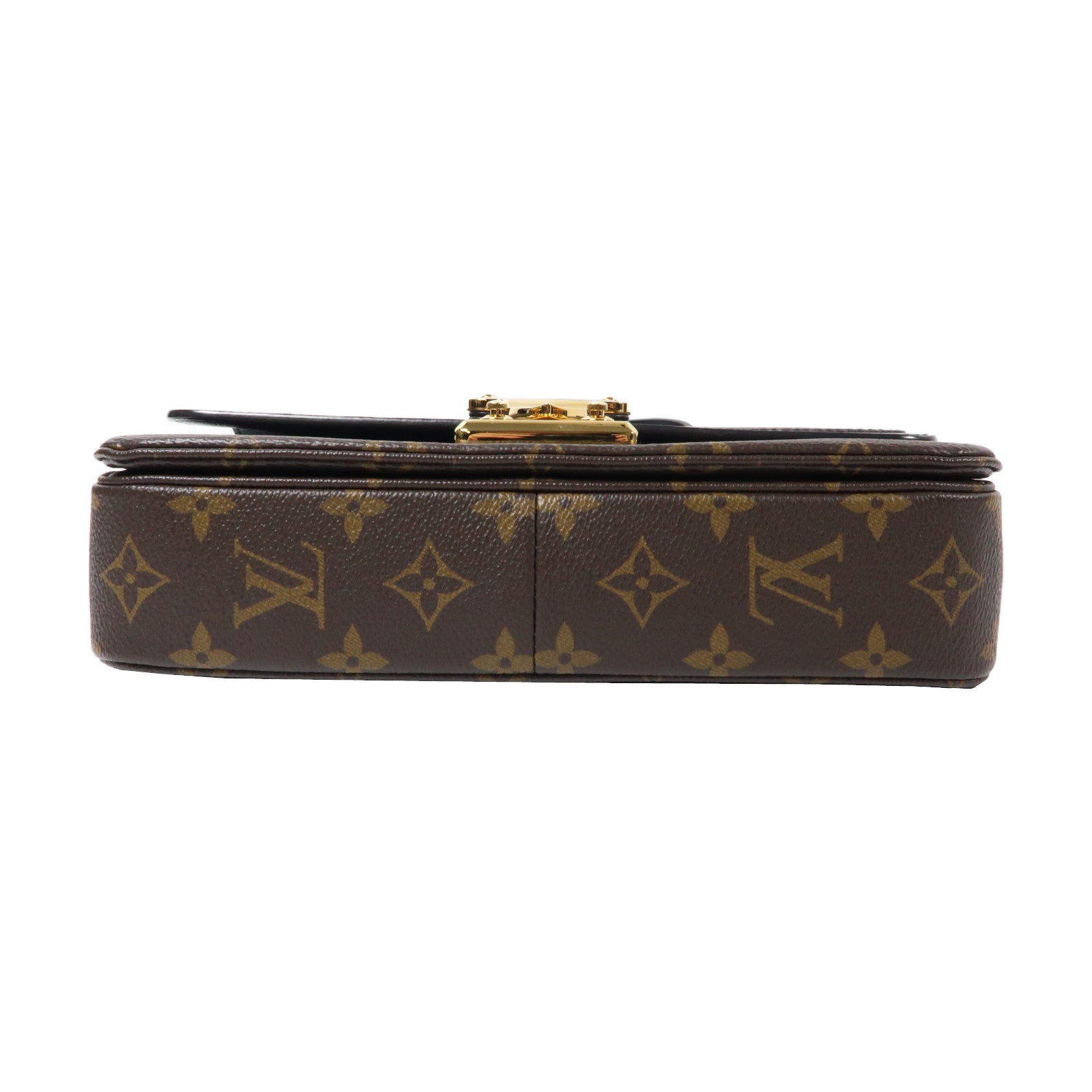 LOUIS VUITTON 【激減優惠】Monogram Marceau金扣肩背袋啡色